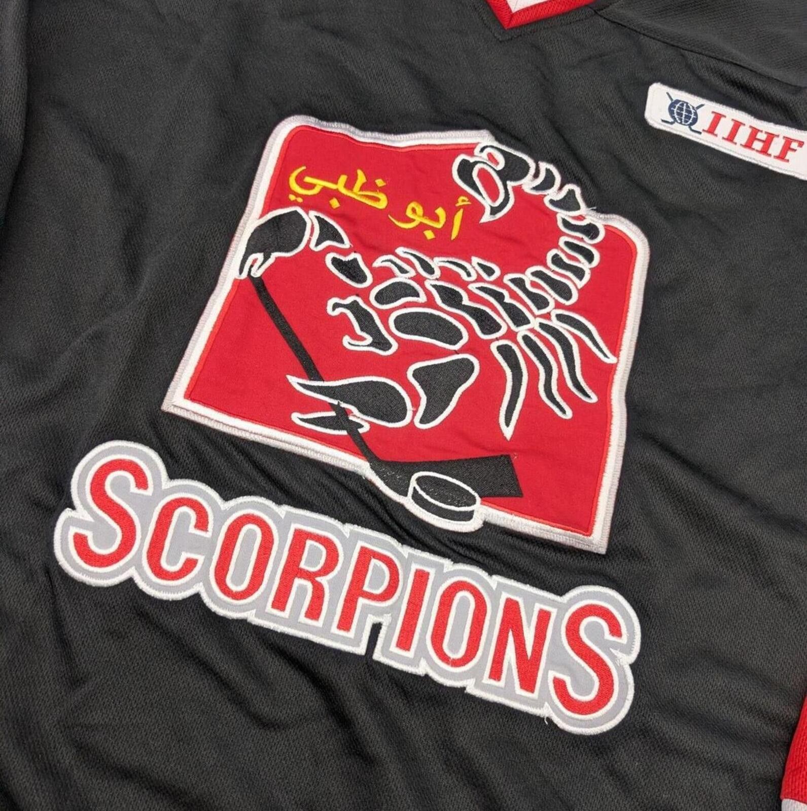 NHL Vintage IIHF Abu Dhabi Scorpions Wigley 21 Hockey Jersey Size US L / EU 52-54 / 3 - 2 Thumbnail