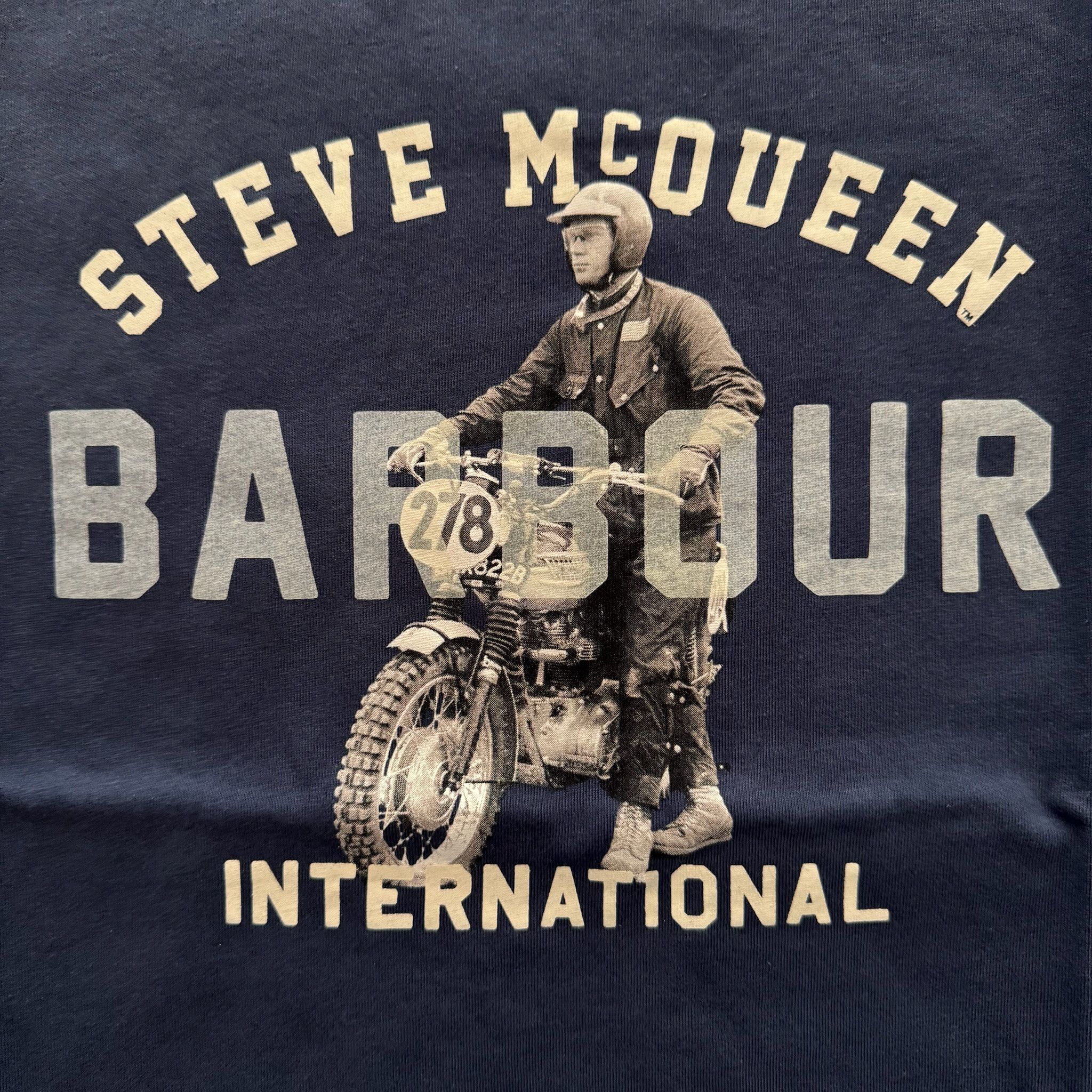 Barbour Barbour International Steve McQueen T-shirt Blue Size US M / EU 48-50 / 2 - 3 Thumbnail