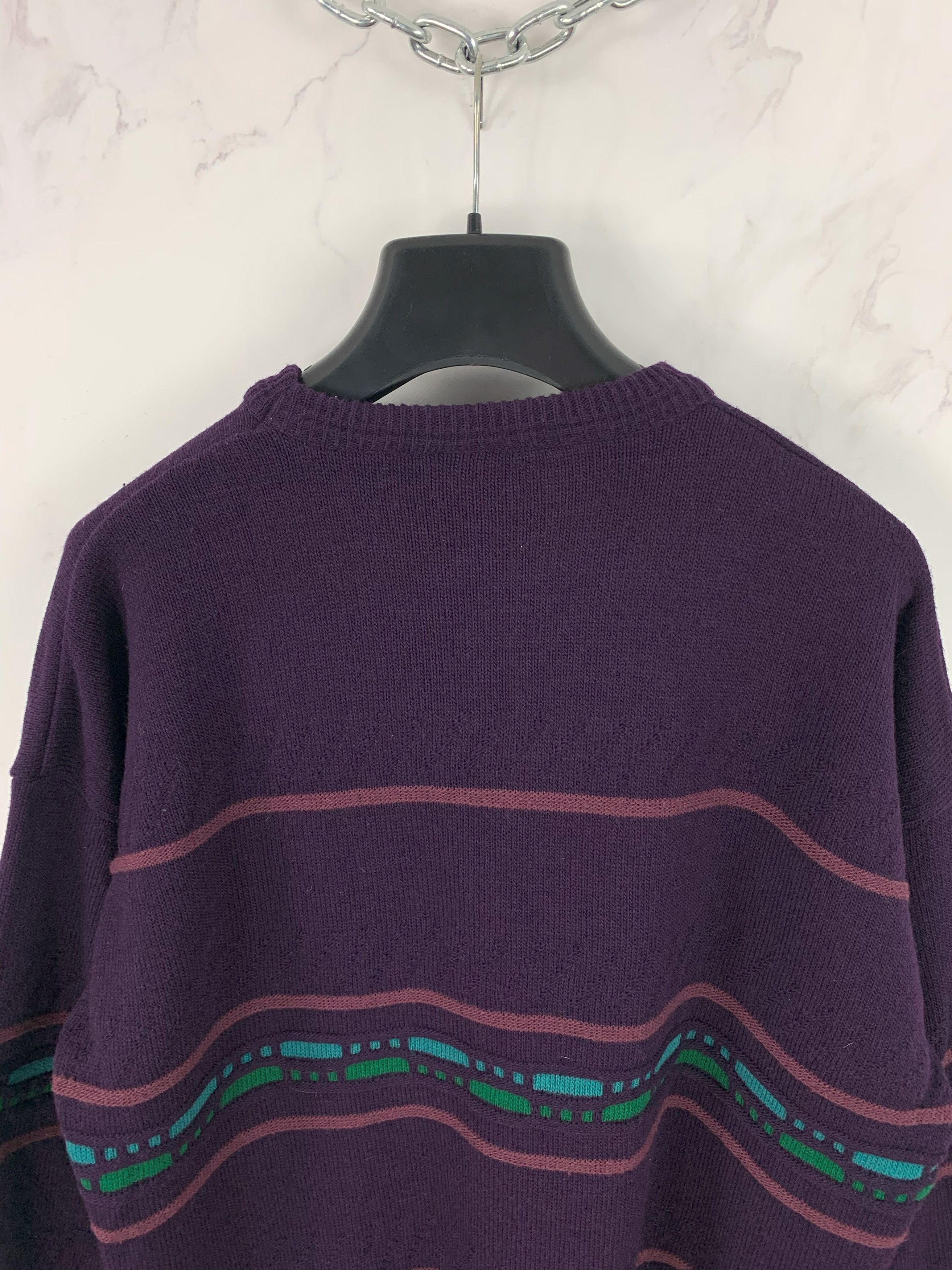 Other Vintage Paco Calvari Wool/Acrylic Geometric Pattern Sweater Size US L / EU 52-54 / 3 - 5 Thumbnail