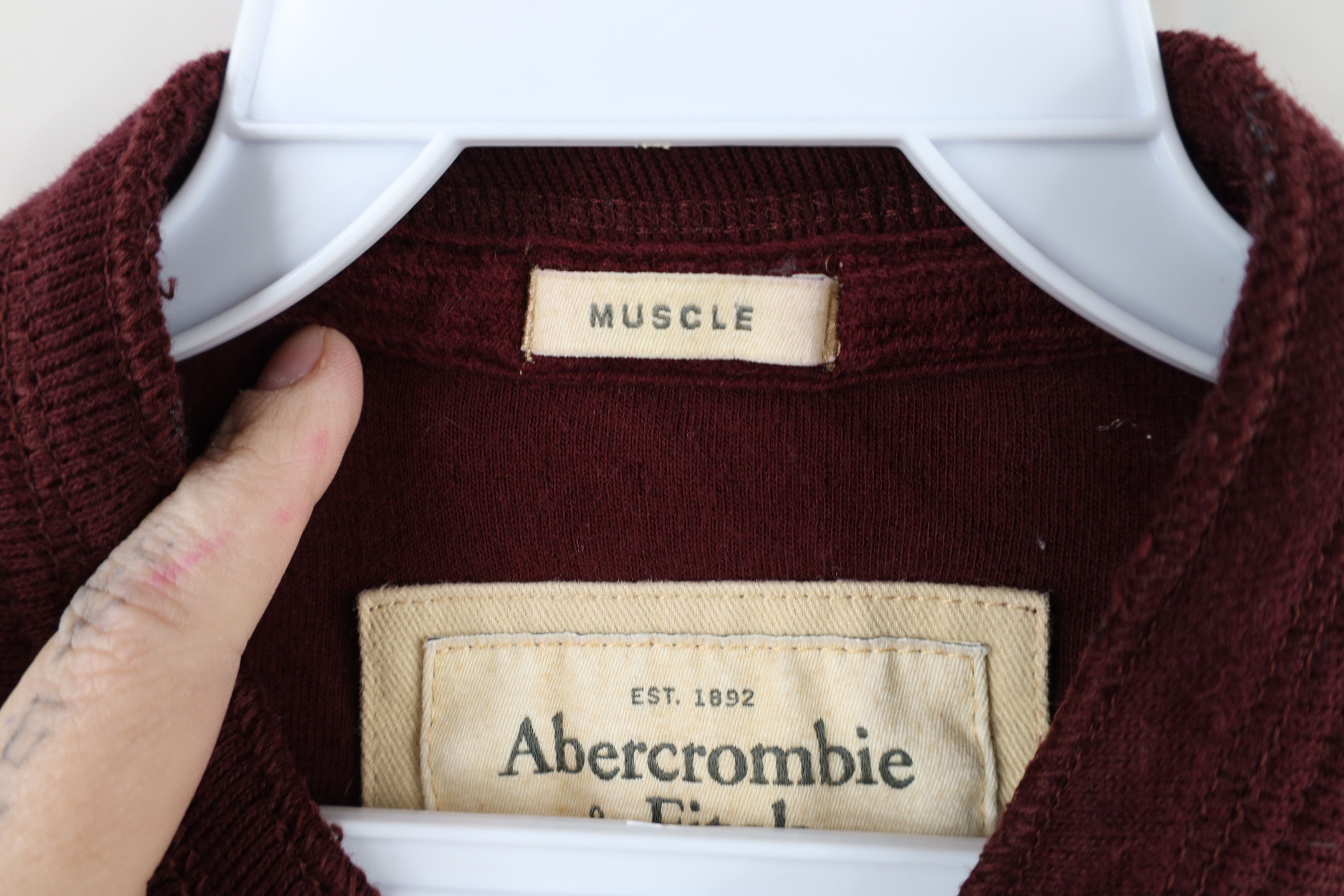 Abercrombie & Fitch Vintage 90s Y2K Abercrombie & Fitch Knit Henley T-Shirt Size US L / EU 52-54 / 3 - 8 Thumbnail