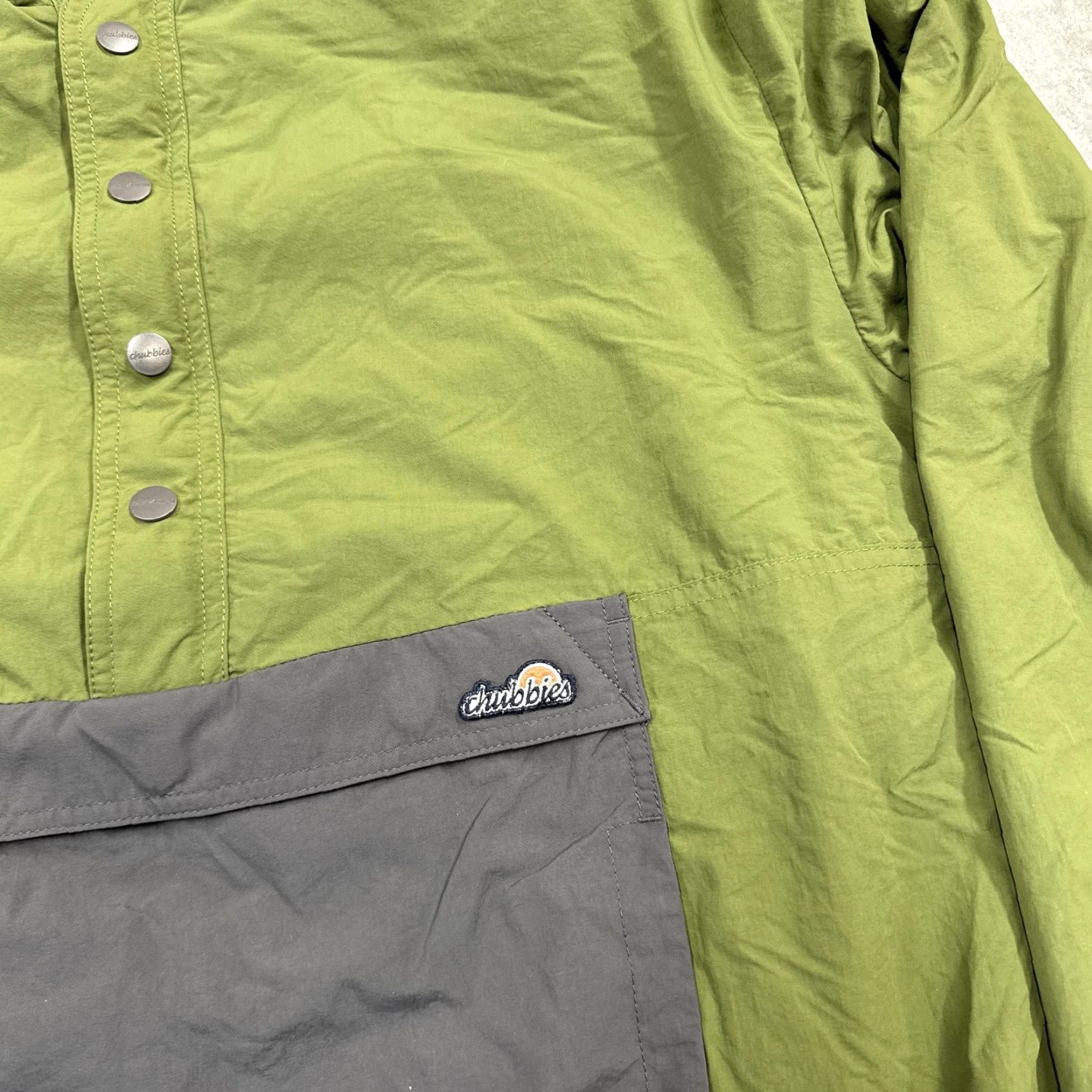 Chubbies Chubbies Jacket Mens M Green Camo Reversible Fleece Pullover Anorak Size US M / EU 48-50 / 2 - 3 Thumbnail