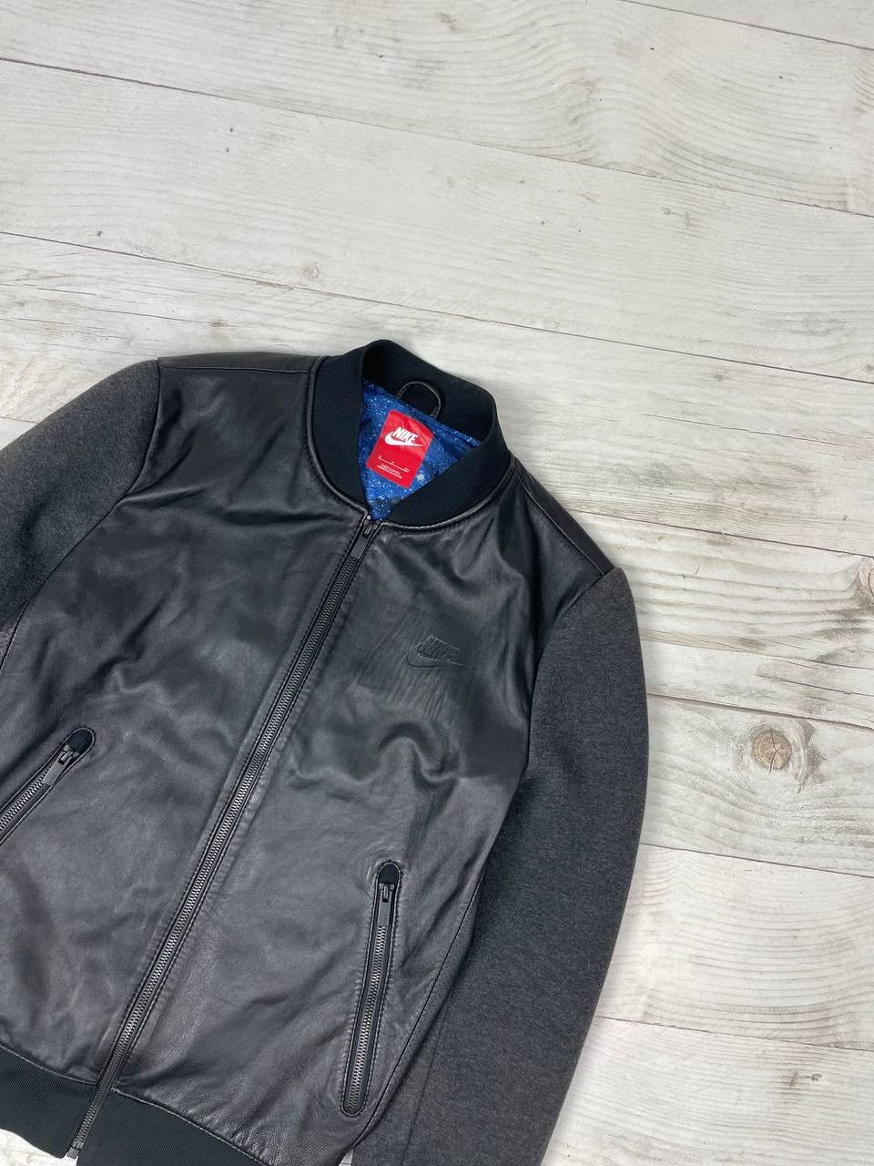 Nike Nike Chrstiano Ronaldo CR7 Leather Bomber Jacket Varsity Size US S / EU 44-46 / 1 - 2 Thumbnail