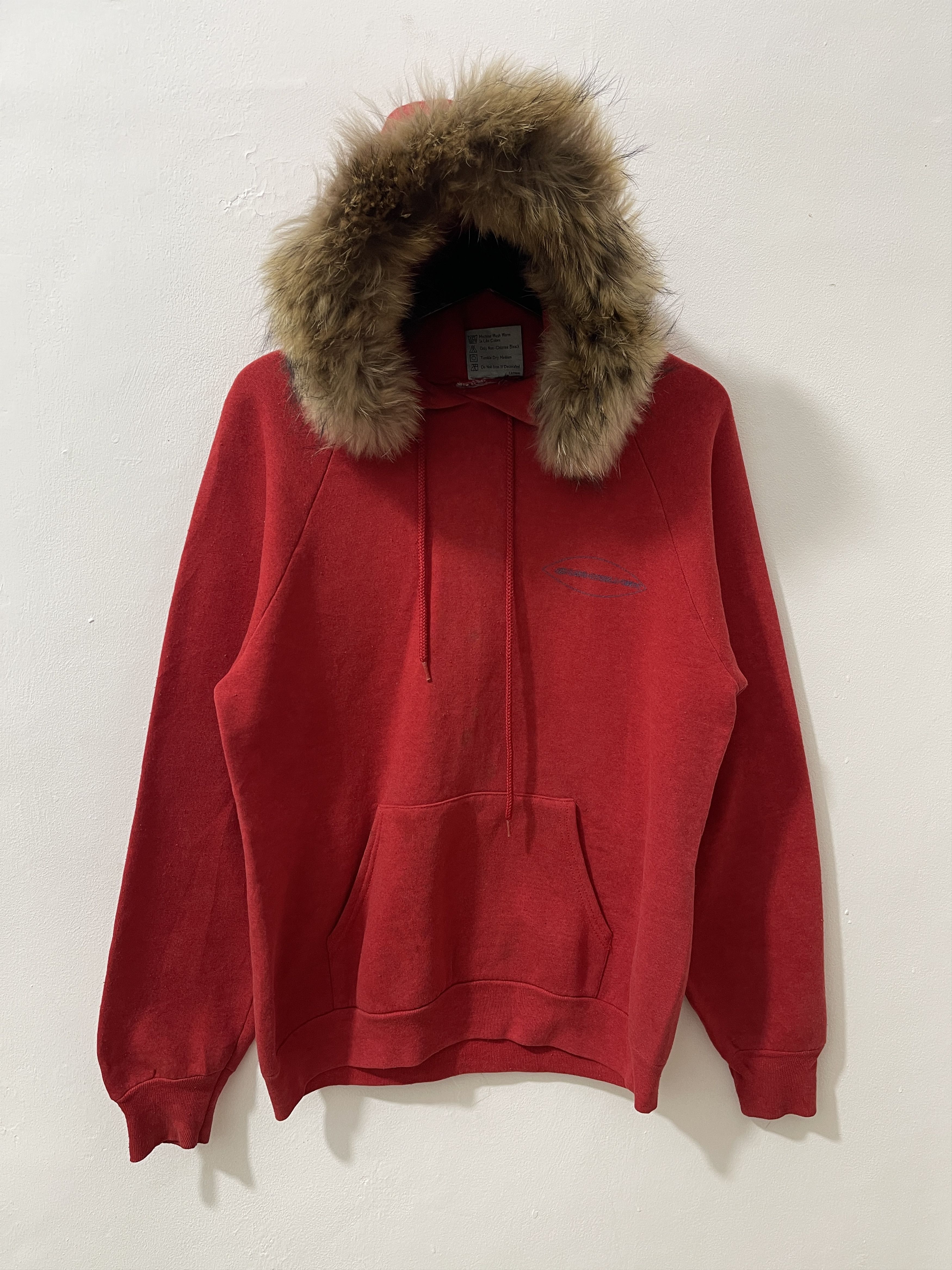 Quiksilver Vintage Quicksilver Art Design Faded Fur Hoodie Size US L / EU 52-54 / 3 - 2 Thumbnail
