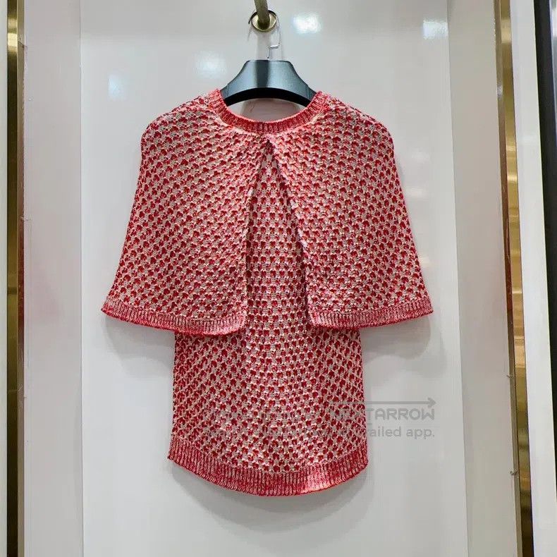 Chanel Chanel 17p red knitted sweater Size XS / US 0-2 / IT 36-38 - 7 Thumbnail