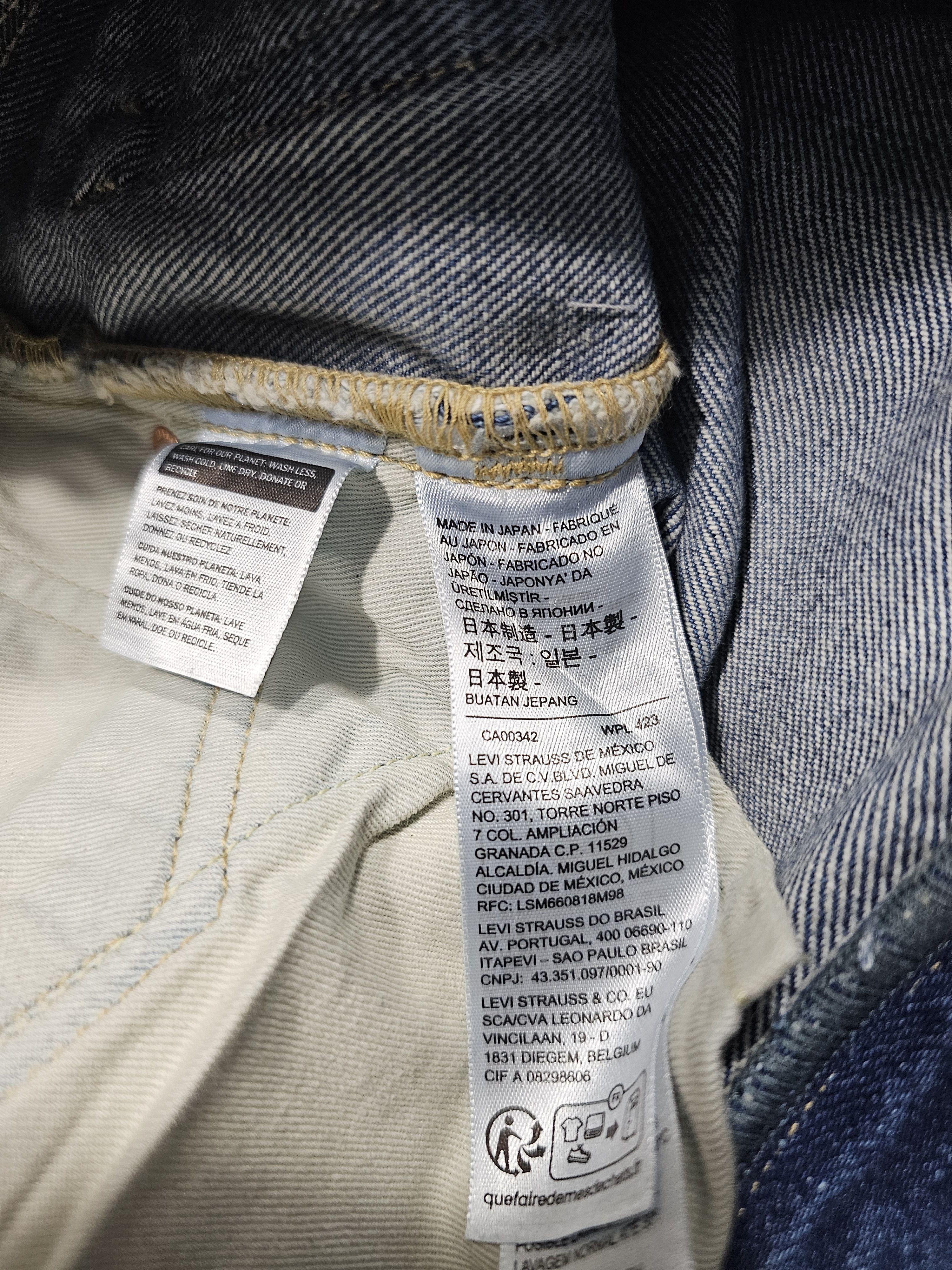 Japanese Brand × Levi's NWT Levi's Made in Japan Column Denim Jeans Big E Selvedge Size 28" / US 6 / IT 42 - 11 Thumbnail