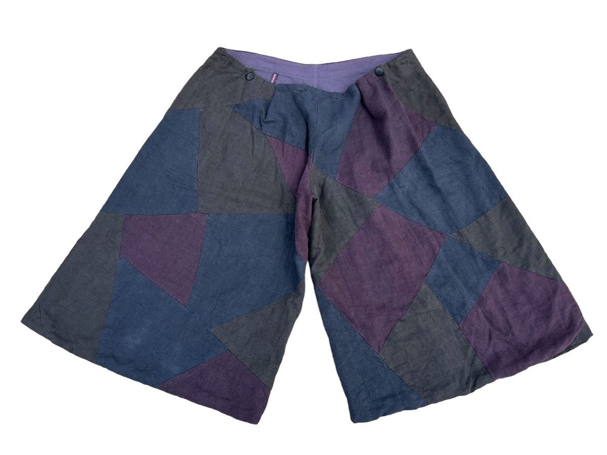 Casey Casey × Casey Vidalenc Casey Vidalenc Multi Colour Patchwork Super Wide Linen Pant Size US 32 / EU 48 - 1 Thumbnail