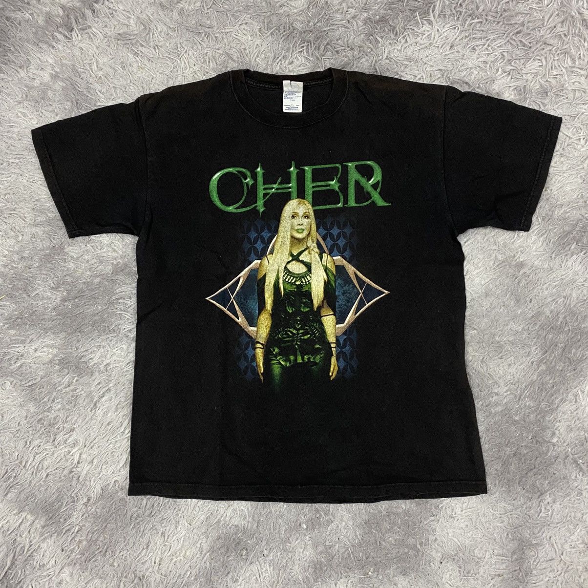 Band Tees × Delta × Vintage Vintage Y2K solo singer cher band backhit Size US L / EU 52-54 / 3 - 1 Thumbnail