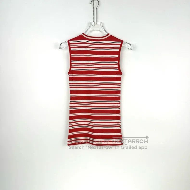 Louis Vuitton Louis Vuitton Red stripe badge logo mulberry silk vest Size XS / US 0-2 / IT 36-38 - 4 Thumbnail