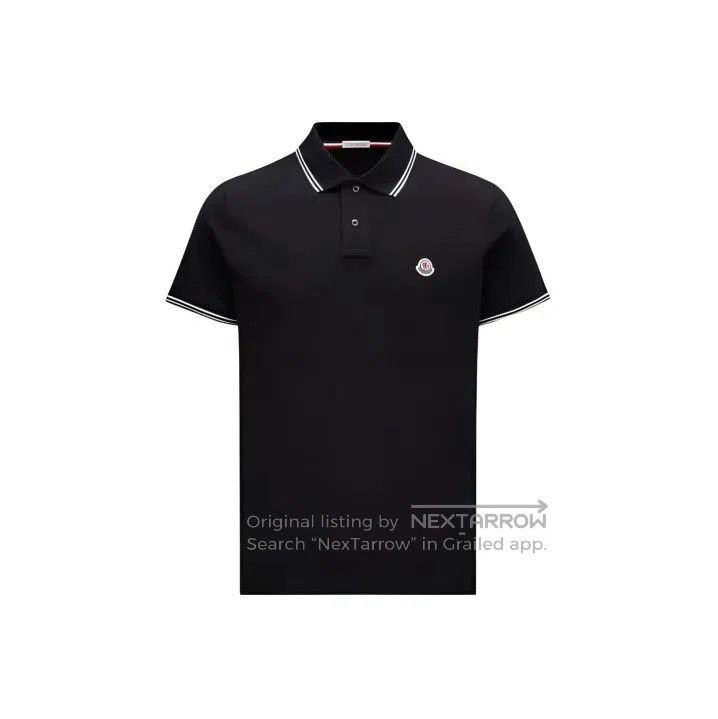 Moncler Moncler Men's Embroidered Print Short Sleeve Polo. Size US S / EU 44-46 / 1 - 1 Thumbnail
