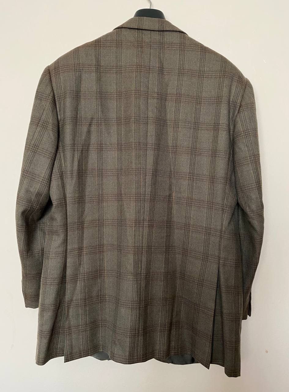 Pal Zileri 🧥 PAL ZILERI MADE FOR BERNIE'S PLAID BLAZER 100% WOOL Size 52R - 4 Thumbnail