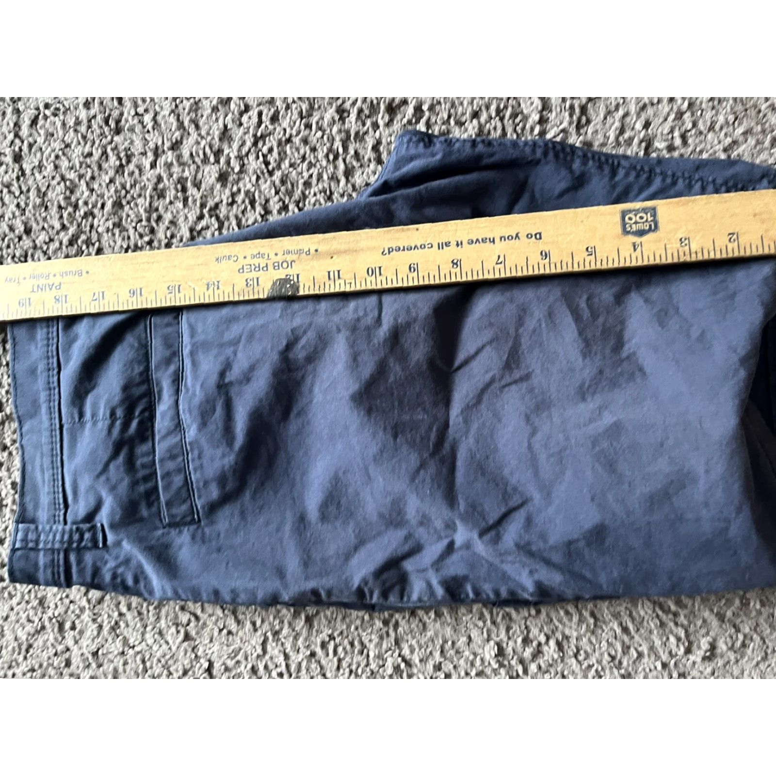 Dickies Dickies Cargo Shorts Mens 30 Tan Blue Flat Front 5-Pocket Regular Inseam 10.5 in Cotton Nylon Spandex Breathable Workwear Shorts Mens Blue Size US 30 / EU 46 - 5 Thumbnail