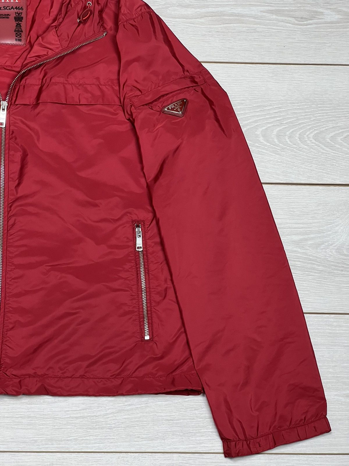 Prada Prada SGA 466 Windbreaker Jacket Size US L / EU 52-54 / 3 - 7 Thumbnail