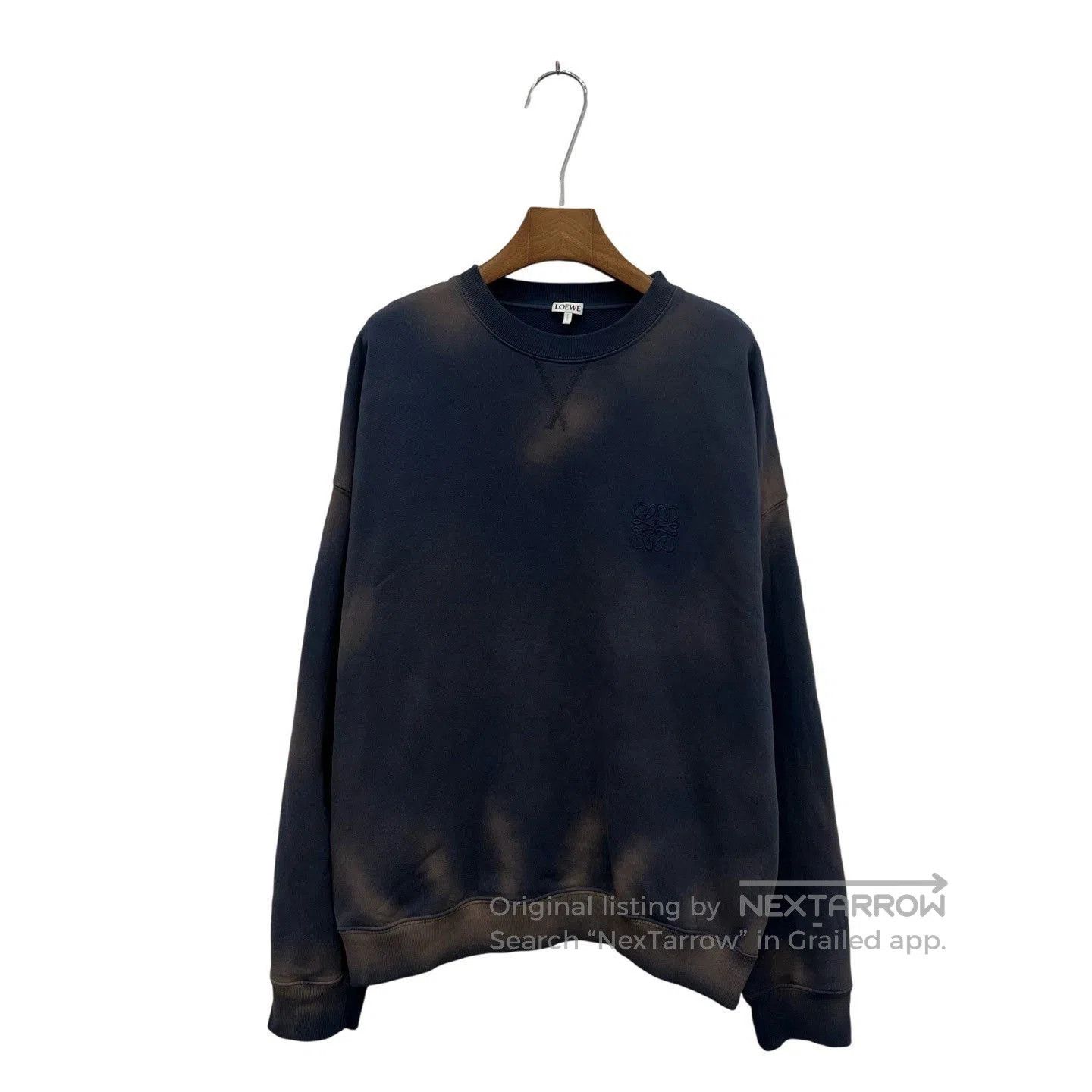 Loewe Loewe Embroidered Distressed Sweatshirt. Size US S / EU 44-46 / 1 - 1 Thumbnail