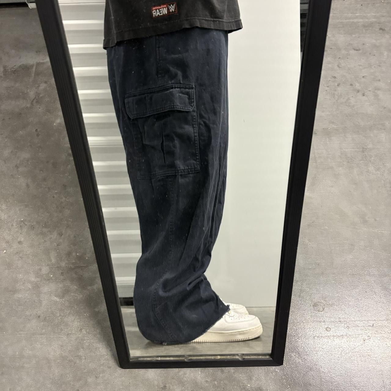 Vintage Crazy Vintage Y2K/2000s Super Baggy Wideleg Navy Blue Dickies Cargo Pants! Size US 36 / EU 52 - 2 Thumbnail