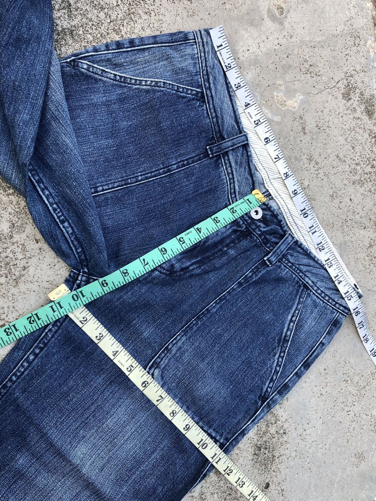 Hypebeast WIDE LEG⚡️⚡️NUSY JEANS BAKER PANT Size US 31 - 6 Thumbnail