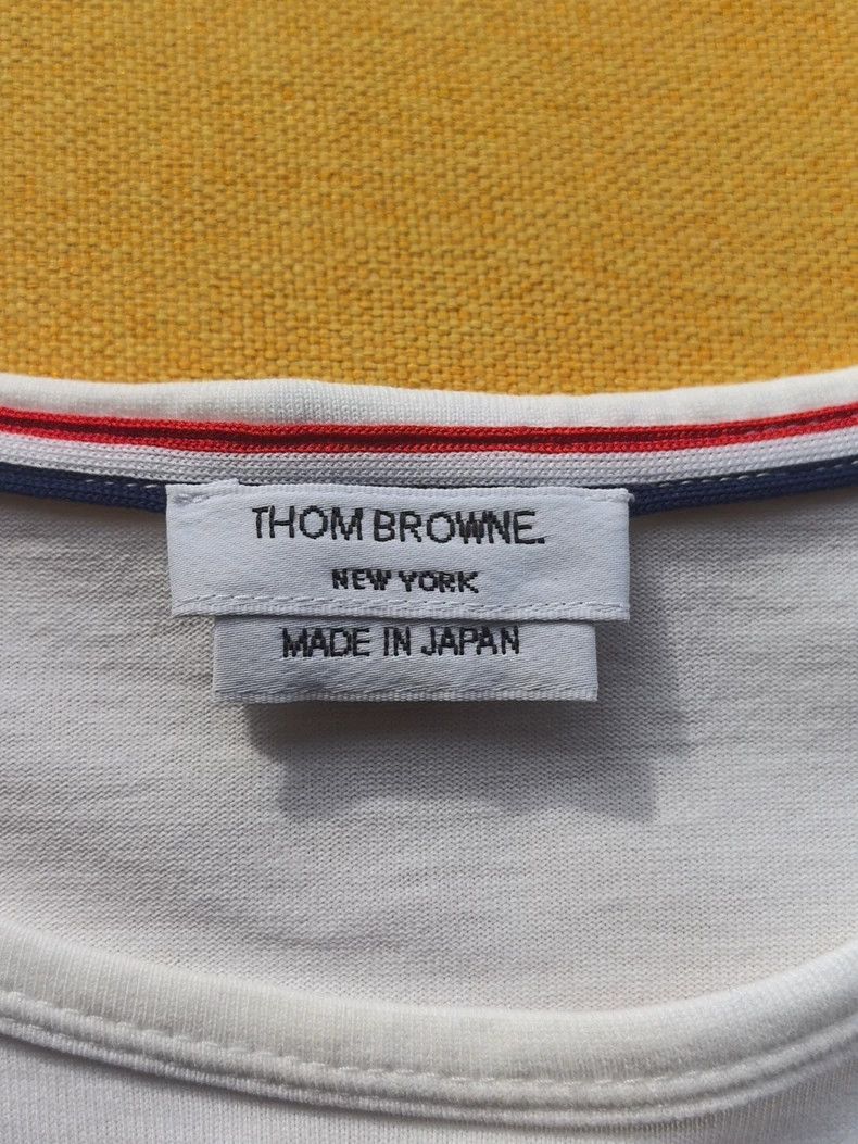 Thom Browne Thom Browne White round neck hoodie Size US XS / EU 42 / 0 - 3 Thumbnail