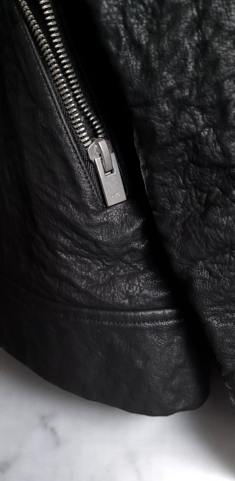 Heliot Emil HELIOT EMIL AW23 Stiff Leather Jacket Black Size XS / US 0-2 / IT 36-38 - 14 Thumbnail