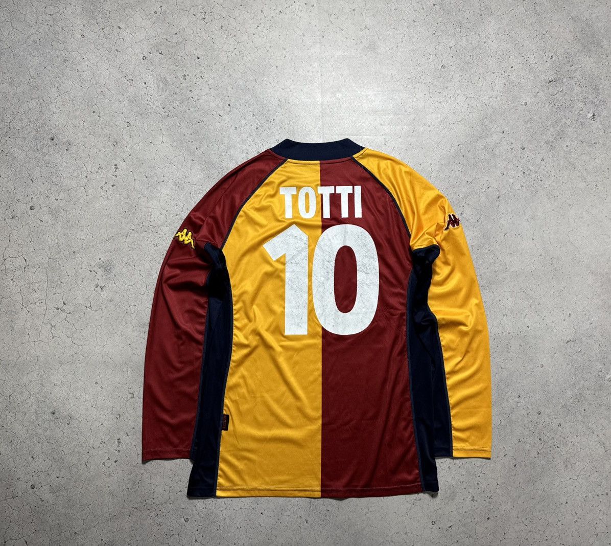 Kappa Kappa FC Roma 2001/2002 Totti #10 Vintage Jersey Long Sleeve Size US M / EU 48-50 / 2 - 10 Thumbnail