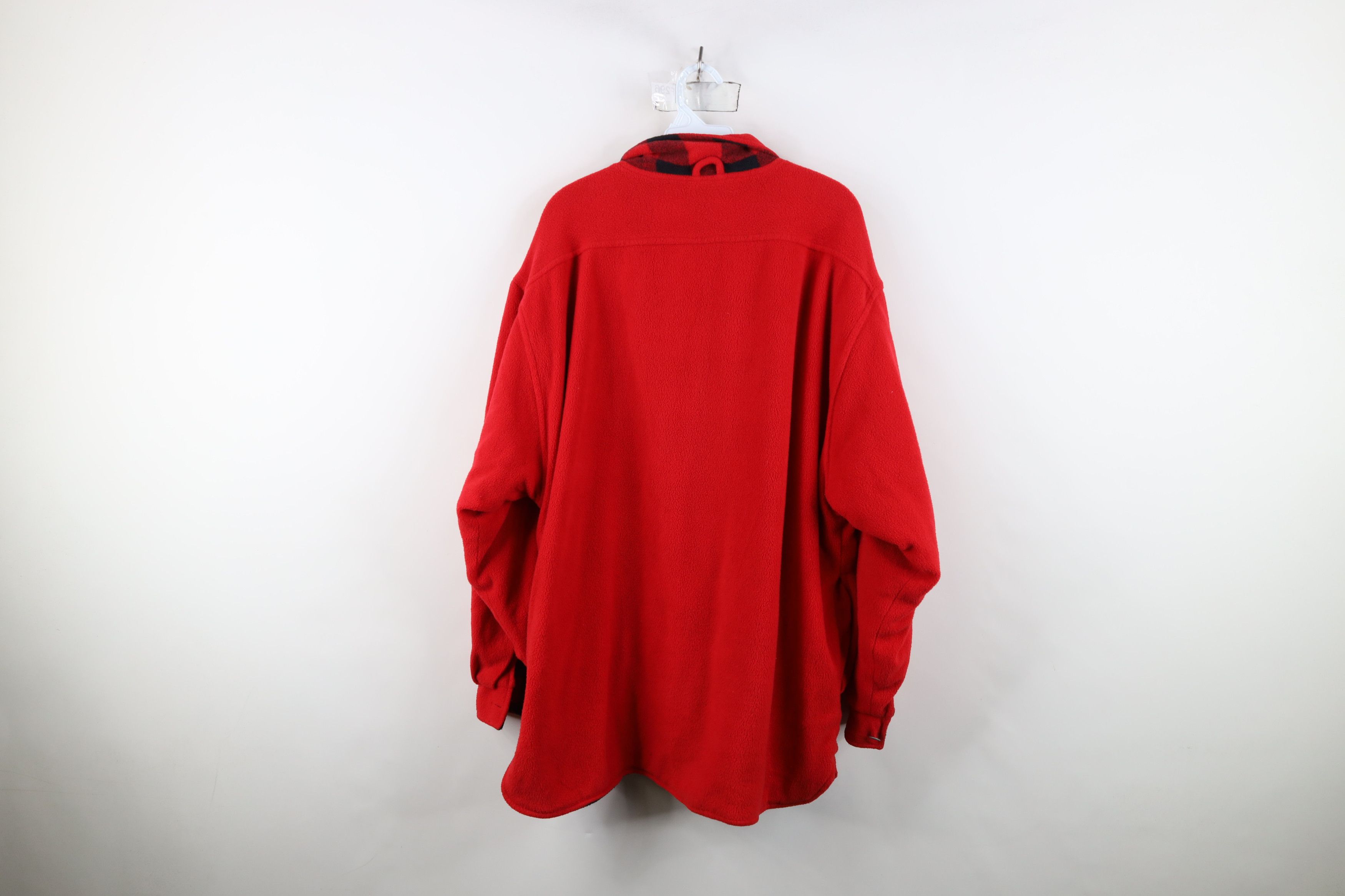 Marlboro Vintage 90s Marlboro Reversible Half Zip Fleece Sweater Red Size US XXL / EU 58 / 5 - 8 Thumbnail