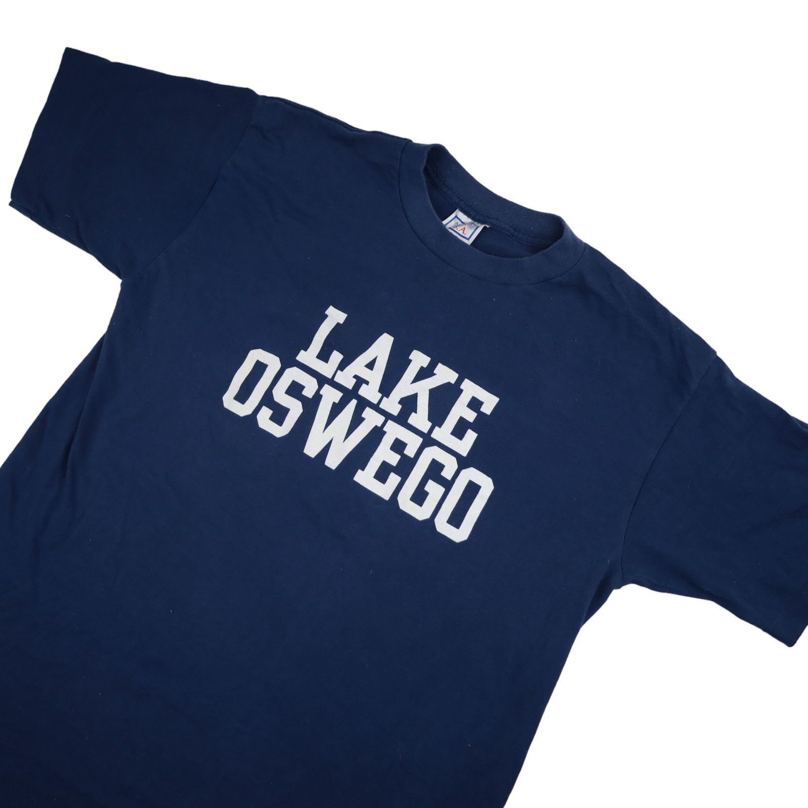 Vintage Vintage Lake Oswego Oregon Graphic Spellout T Shirt Size US XL / EU 56 / 4 - 2 Thumbnail