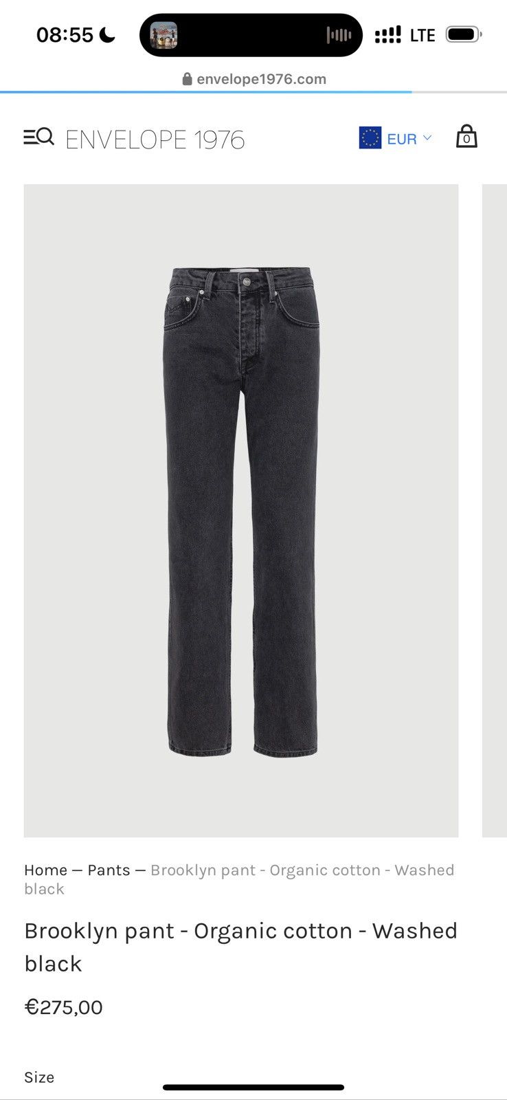 Other Envelope 1976 dark grey jeans Size 32" / US 10 / IT 46 - 8 Thumbnail