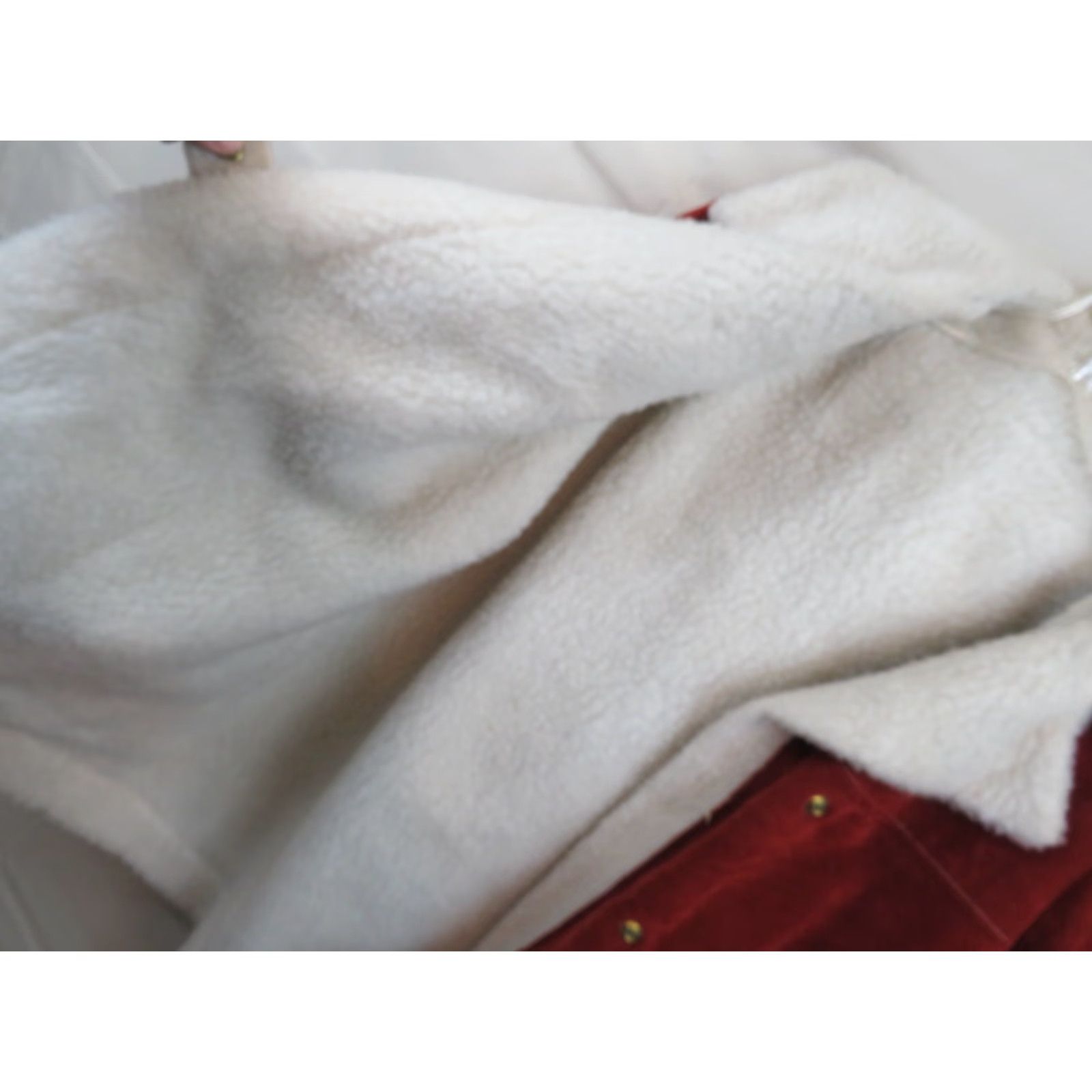Vintage VINTAGE Dee Dee Deb Coat 1960s Red Sherpa Lined Union Made USA Women’s Size Medium S/M Womens Mod/GoGo Comfort Warm Coat Size S / US 4 / IT 40 - 5 Thumbnail