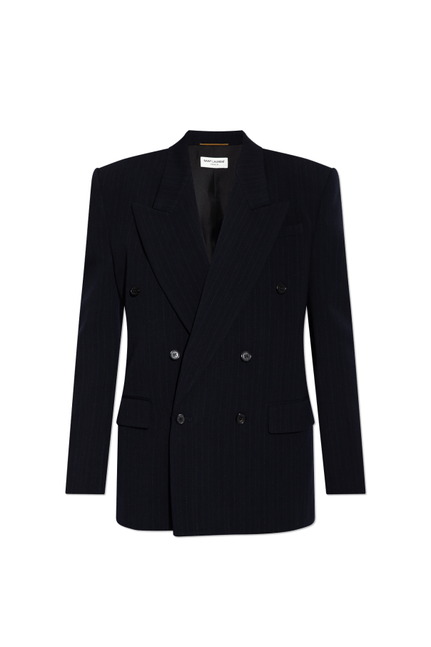 Saint Laurent Paris o1s1wg111024 Veste Pantalon Vintage Marine Fonce Jacket Blue Size M / US 6-8 / IT 42-44 - 1 Thumbnail