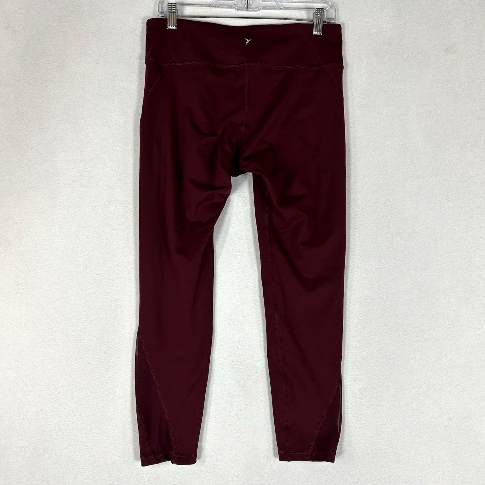 Old Navy Old Navy Active Go-Dry Ankle Leggings Women's Large Red Striped Athletic Yoga Running Sports Fitness Size 36" / US 14 / IT 50 - 5 Thumbnail