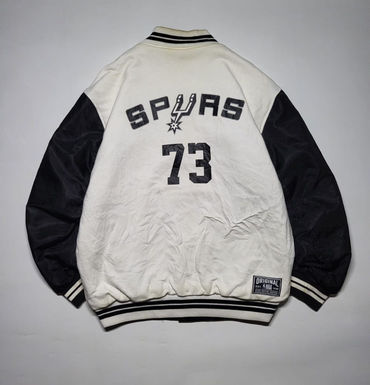 NBA × Vintage Varsity boomber SPURS NBA Reversible Size US L / EU 52-54 / 3 - 1 Thumbnail