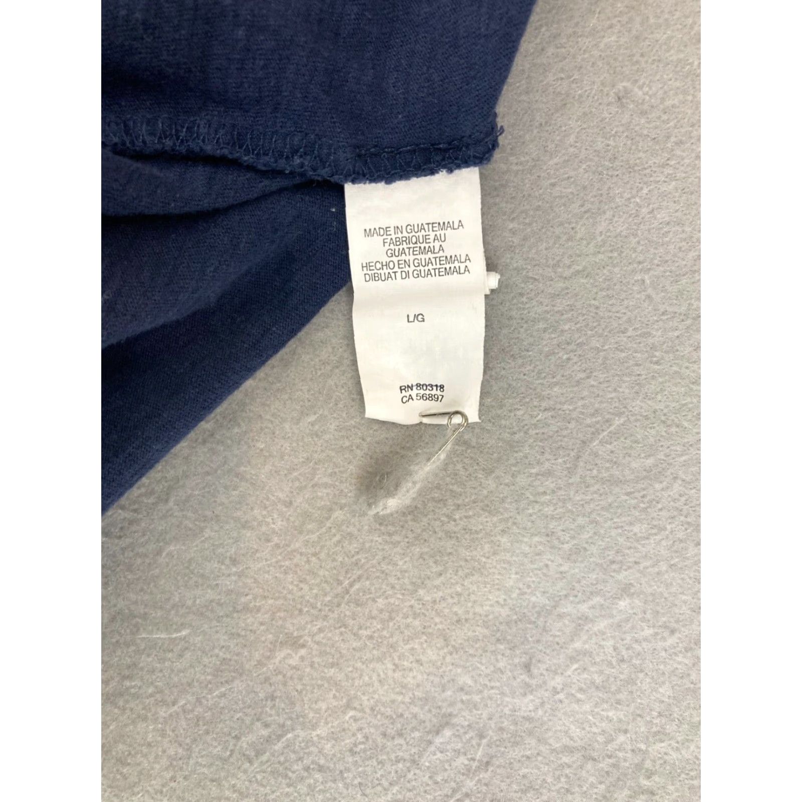 Lucky Brand Lucky Brand Mens TShirt Large Blue High Roller Dice Cards Roulette TShirt Crew Neck Jersey Cotton Graphic Print USA 10s 90s Mens Size US L / EU 52-54 / 3 - 6 Thumbnail