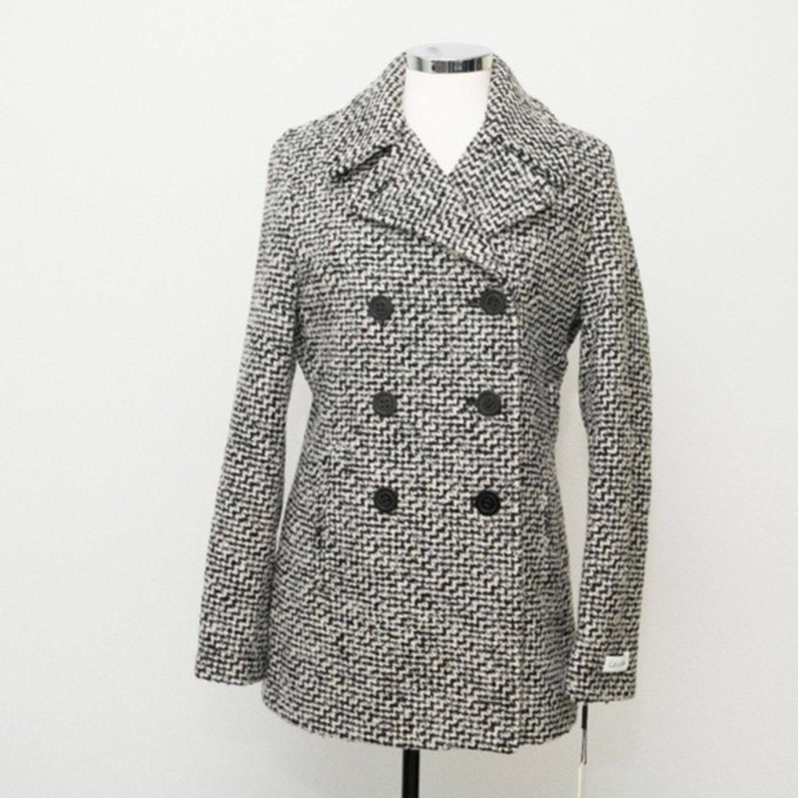 Calvin Klein Calvin Klein. Tweed Peacoat Coat Womens. Size M / US 6-8 / IT 42-44 - 1 Thumbnail