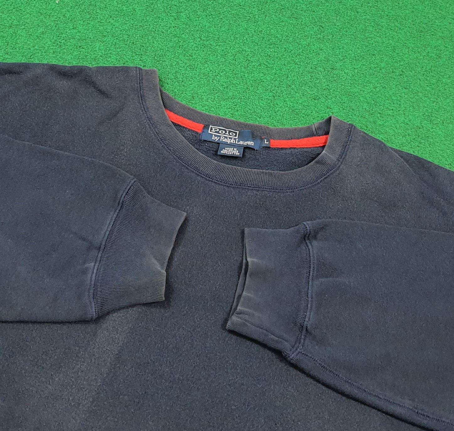 Polo Ralph Lauren Vintage Polo Ralph Lauren Embroidery Logo Sweatshirt C291N11 Size US XL / EU 56 / 4 - 4 Thumbnail