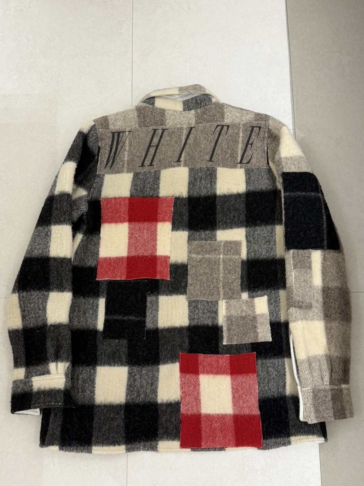 Off-White off-white Lana Wool pattern shirt Size US XS / EU 42 / 0 - 12 Thumbnail