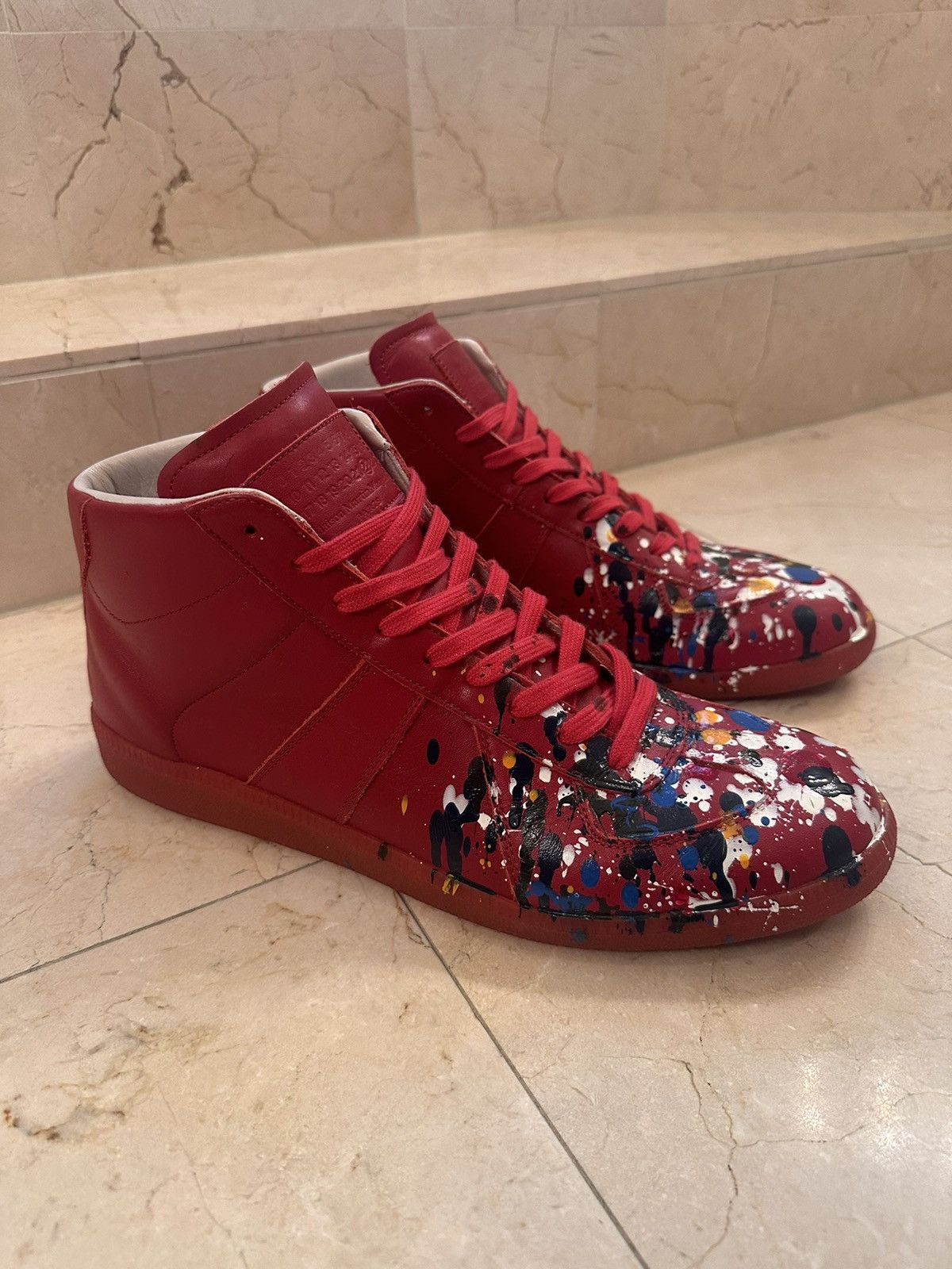 Maison Margiela Maison Margiela Paint Splatter size 46 us13 Size US 13 / EU 46 - 2 Thumbnail