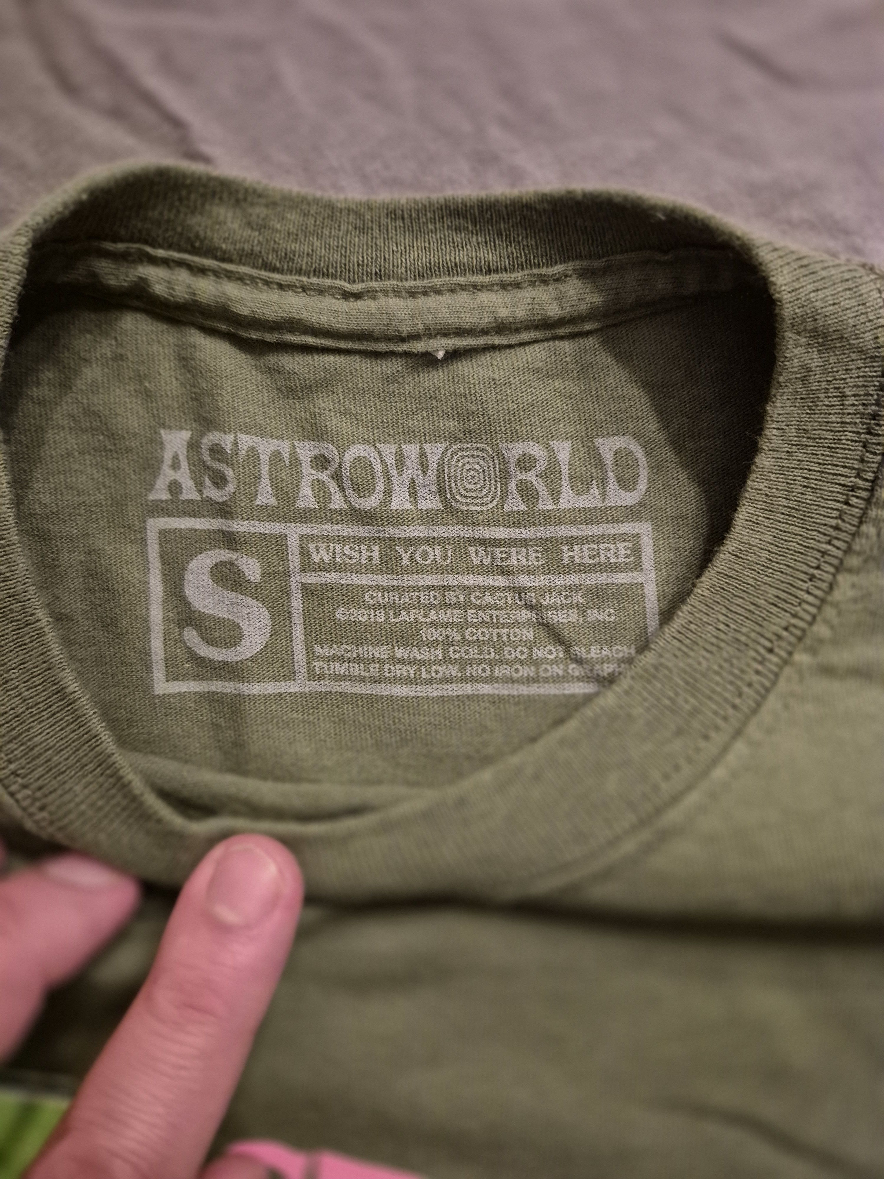 Travis Scott Travis Scott AstroWorld "Wish You Were Here" Tee Size Small Size US S / EU 44-46 / 1 - 2 Thumbnail