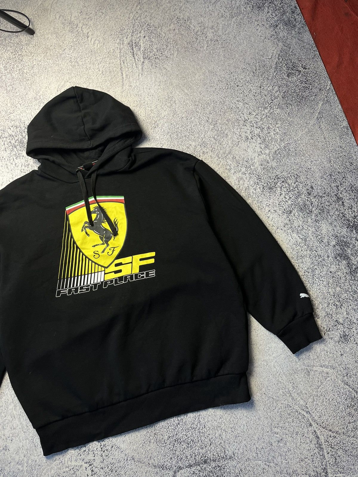 Ferrari Vintage Ferrari Sweatshirt Hoodie Streetwear Rare Y2K Size US L / EU 52-54 / 3 - 7 Thumbnail