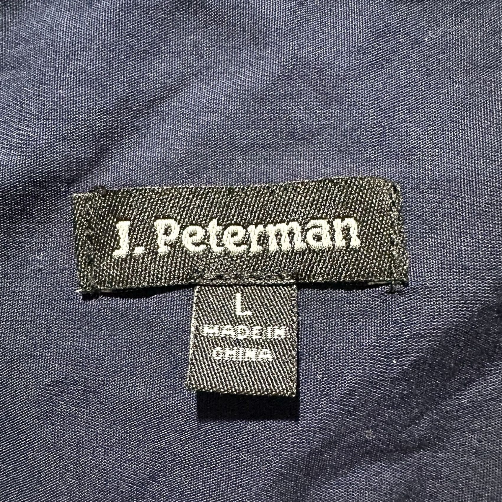 Vintage J Peterman Shirt Mens Large Blue Long Sleeve Button Up Collared Casual EUC Size US L / EU 52-54 / 3 - 4 Thumbnail