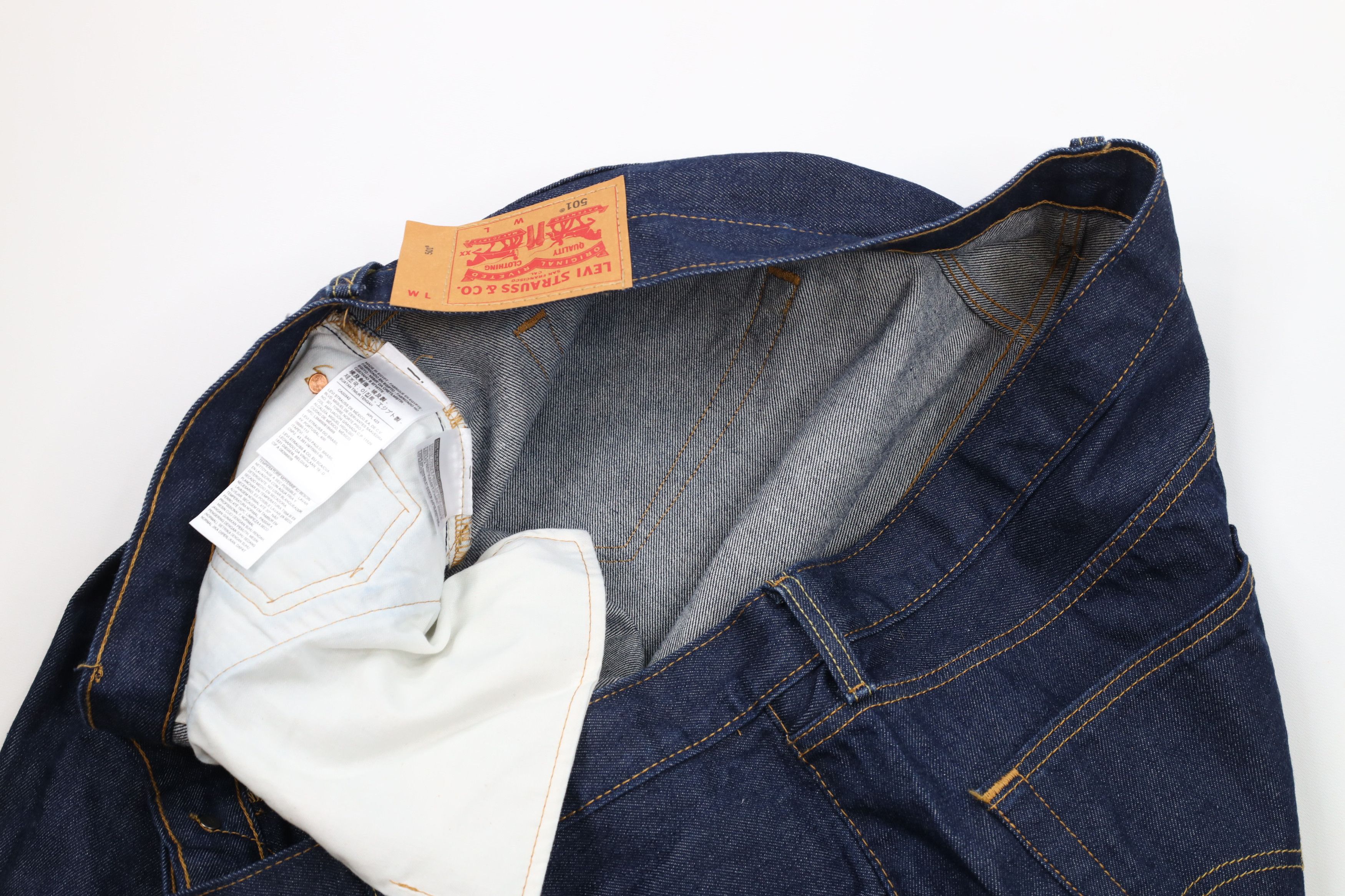 Levi's × Vintage Y2K Levis 501xx Fit Button Fly Denim Jeans Pants Indigo Size US 44 / EU 60 - 6 Thumbnail