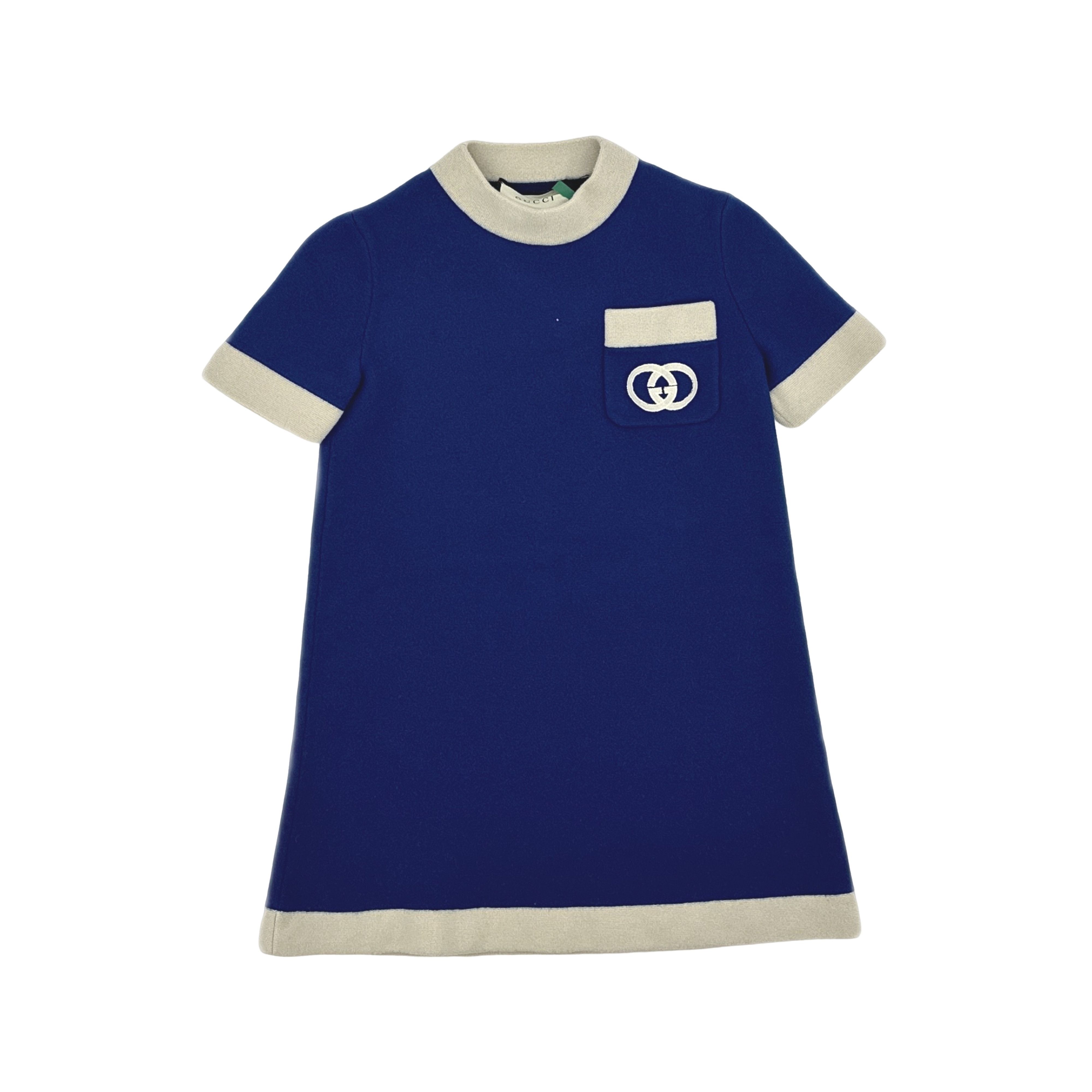 Gucci Gucci Logo Patch Wool Mini Dress S Size S / US 4 / IT 40 - 1 Thumbnail