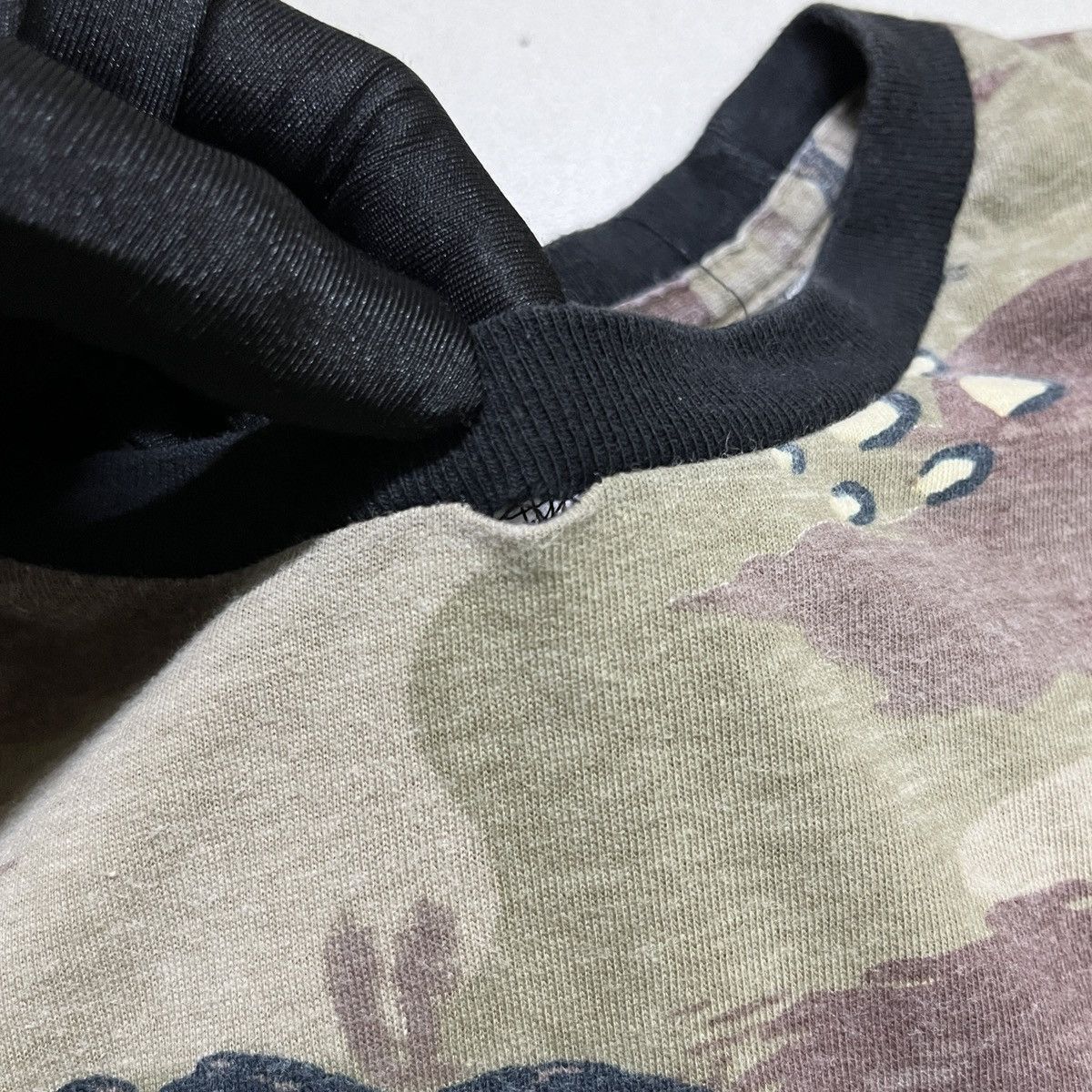 Van × Vans Vans Desert Camo Brown Tan T Shirt Size US S / EU 44-46 / 1 - 12 Thumbnail