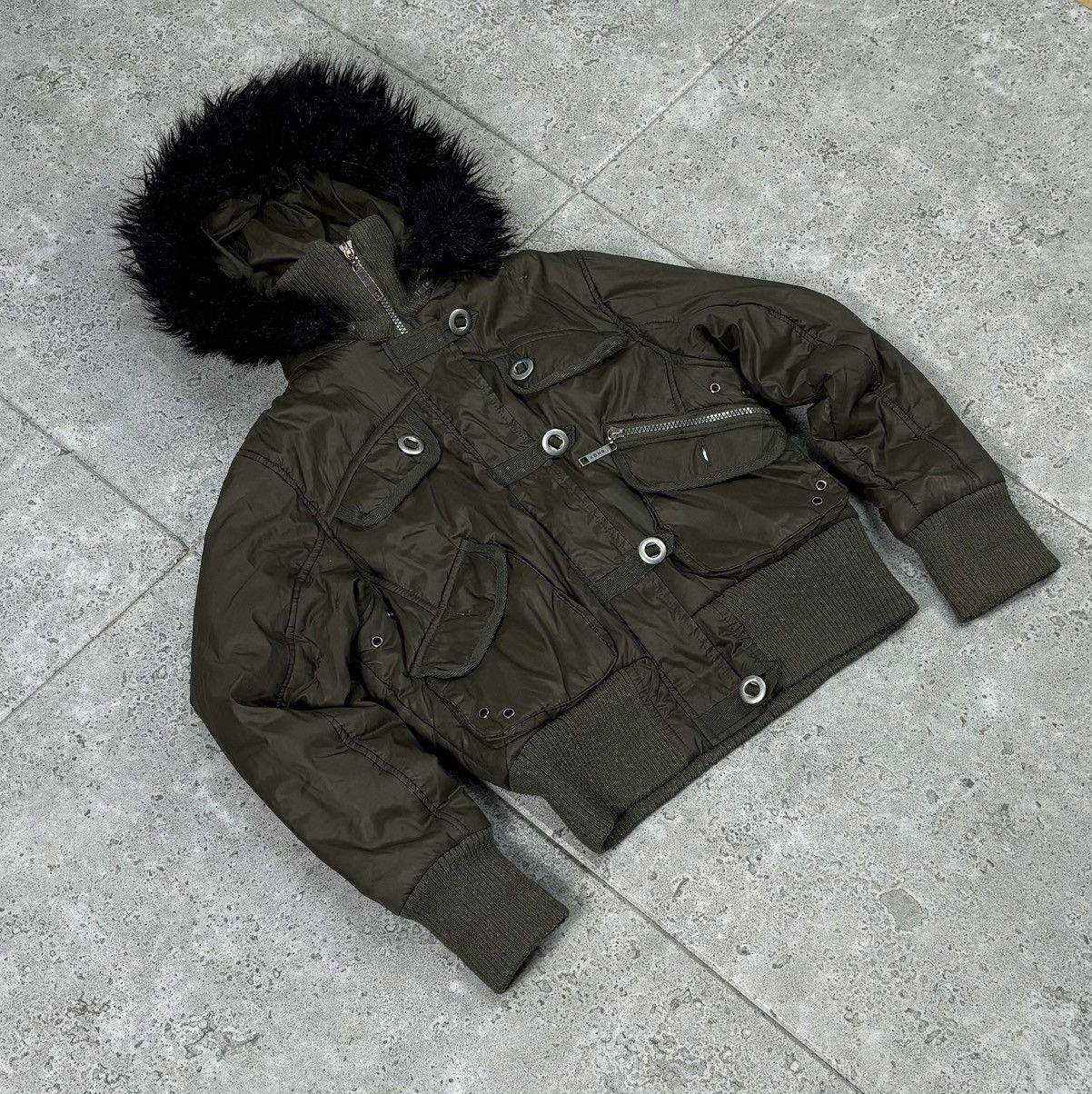 Hysteric Glamour × If Six Was Nine × Japanese Brand CRAZY Y2K FUR BOMBER JAKCET IF SIX WAS NINE STYLE ALASKA Size US S / EU 44-46 / 1 - 1 Thumbnail