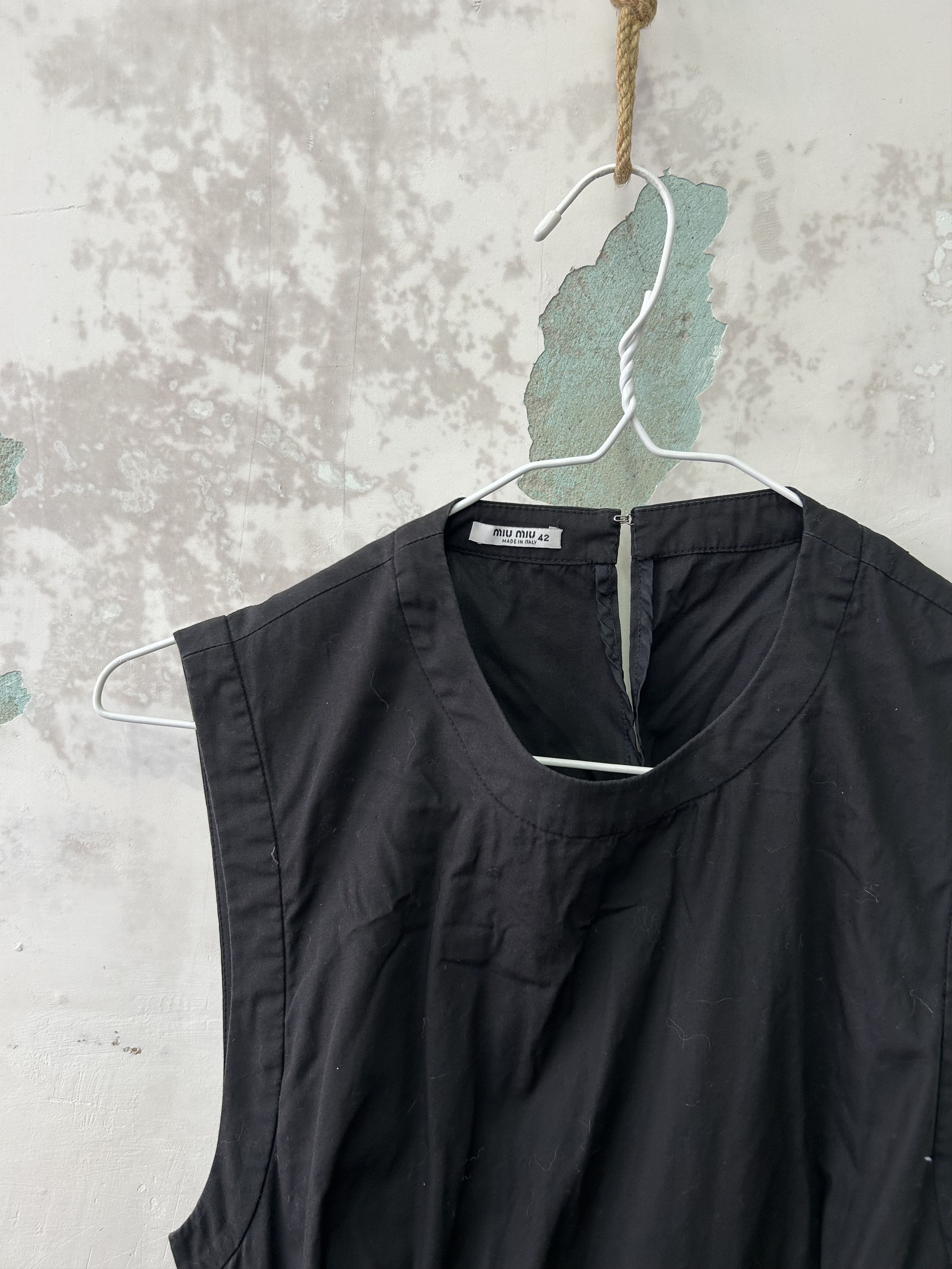 Miu Miu Miu Miu Dress Womens 42 Black Made in Italy Size M / US 6-8 / IT 42-44 - 4 Thumbnail
