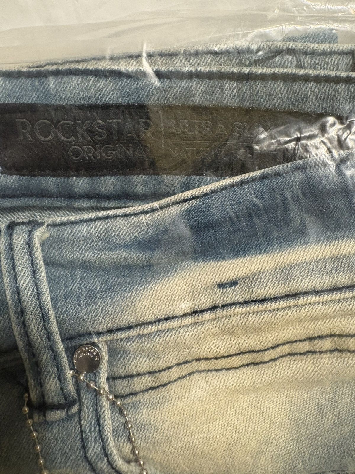 Rockstar Games BRAND NEW Rockstar Original Jeans w/ Blue Crosses SIZE 34 Size US 34 / EU 50 - 3 Thumbnail
