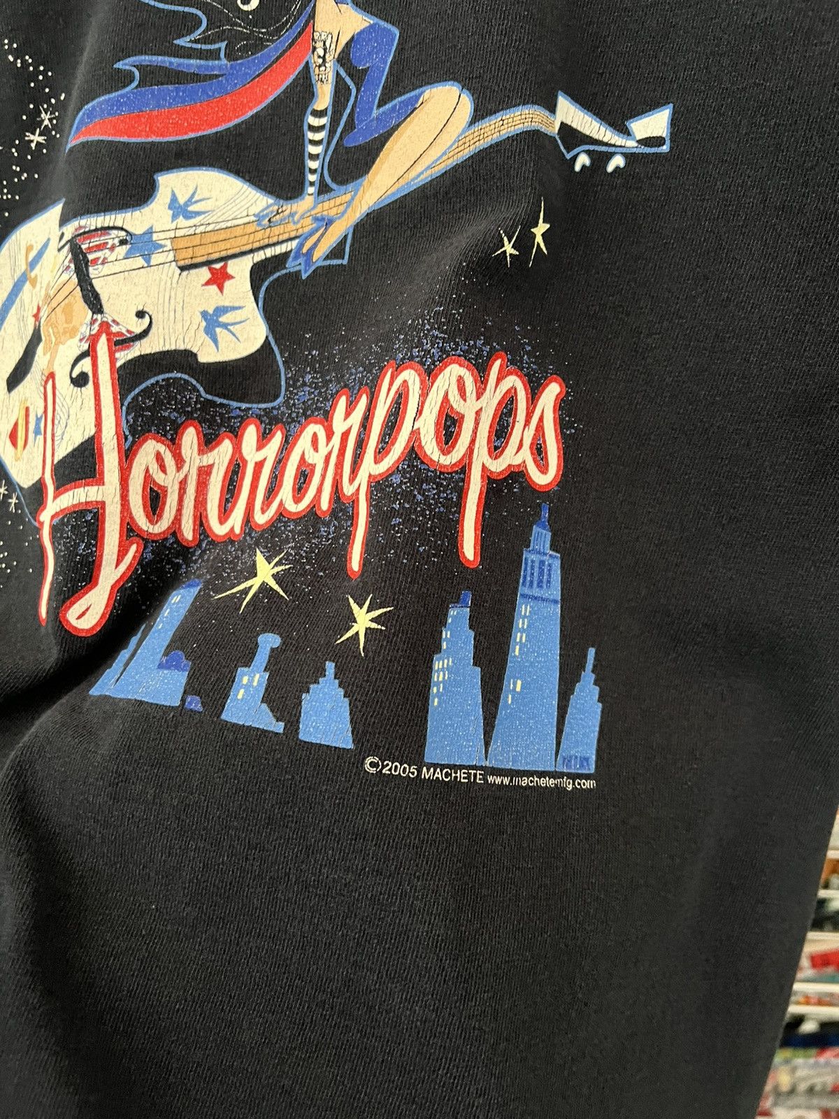 Band Tees 2005 Horrorpops Psychobilly Machete Tour Tee Size US M / EU 48-50 / 2 - 3 Thumbnail