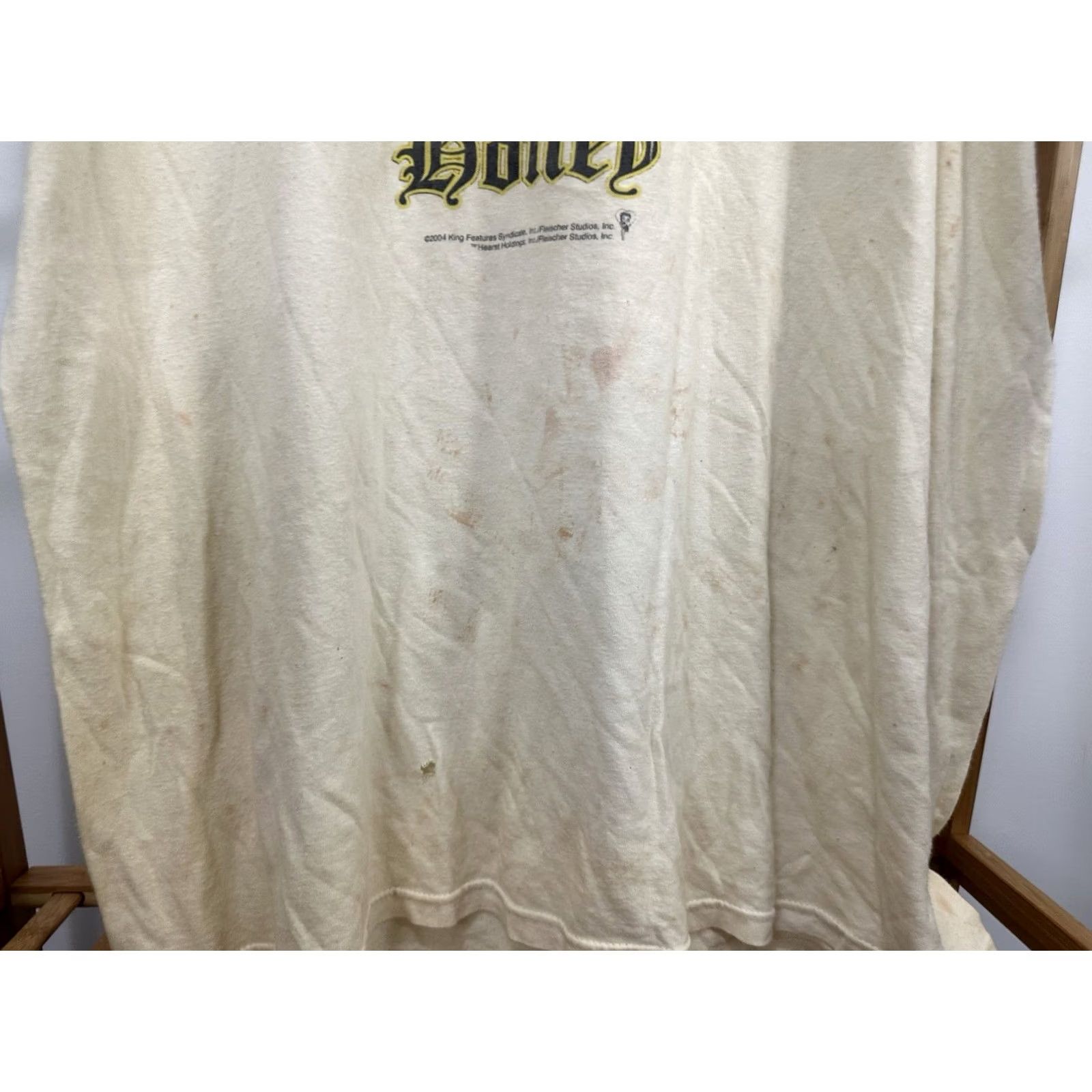 Vintage VTG Betty Highway Honey Biker Chick Motorcycle Ride Oversized Baggy T-Shirt 4XL Men Cream Seven Apparel 4XL Shirt Baggy Riding Mens 90s Size US XXL / EU 58 / 5 - 7 Thumbnail
