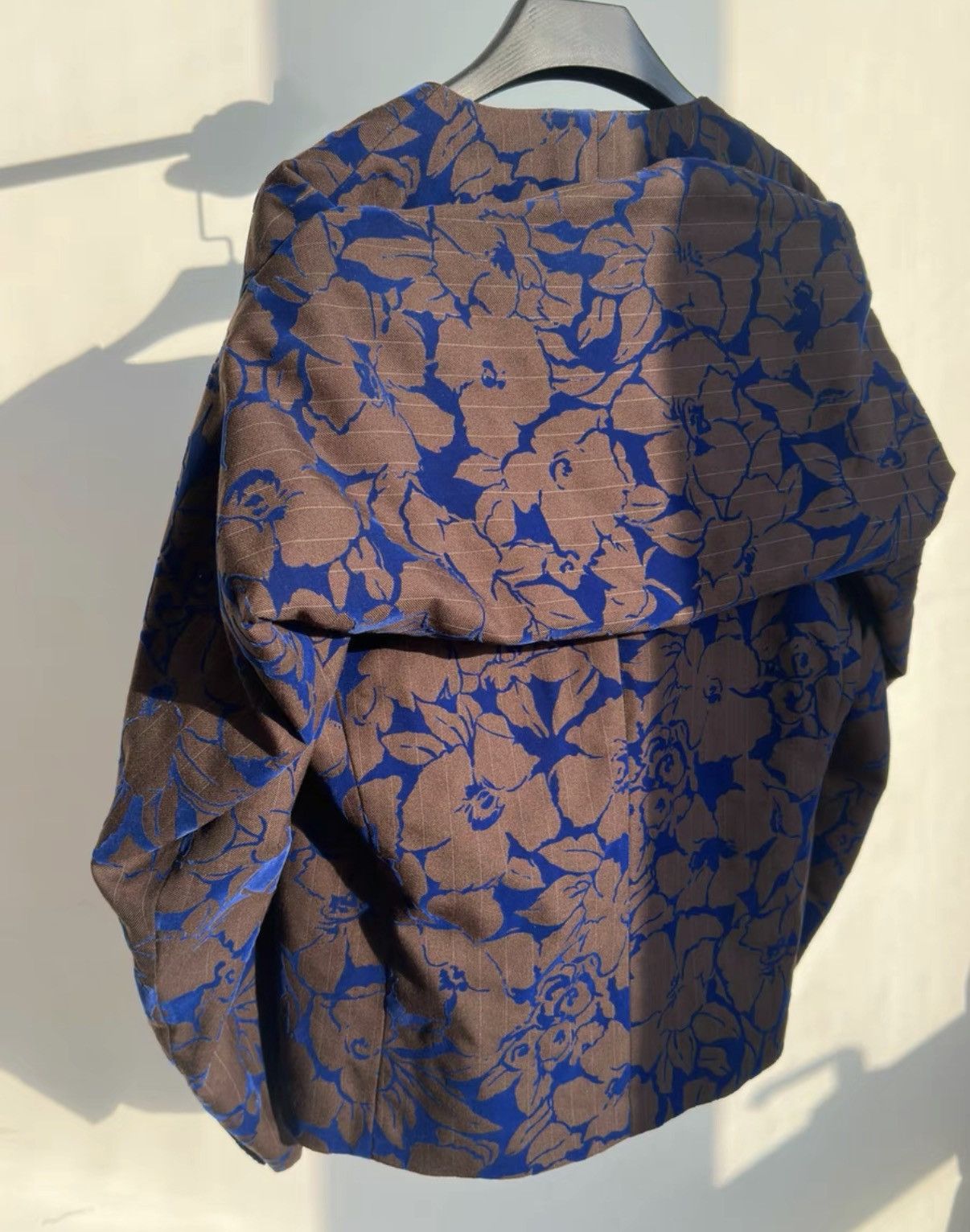 Comme des Garcons COMME des GARÇONS Wool Striped Flocked Cocoon Jacket K23 Size M / US 6-8 / IT 42-44 - 7 Thumbnail
