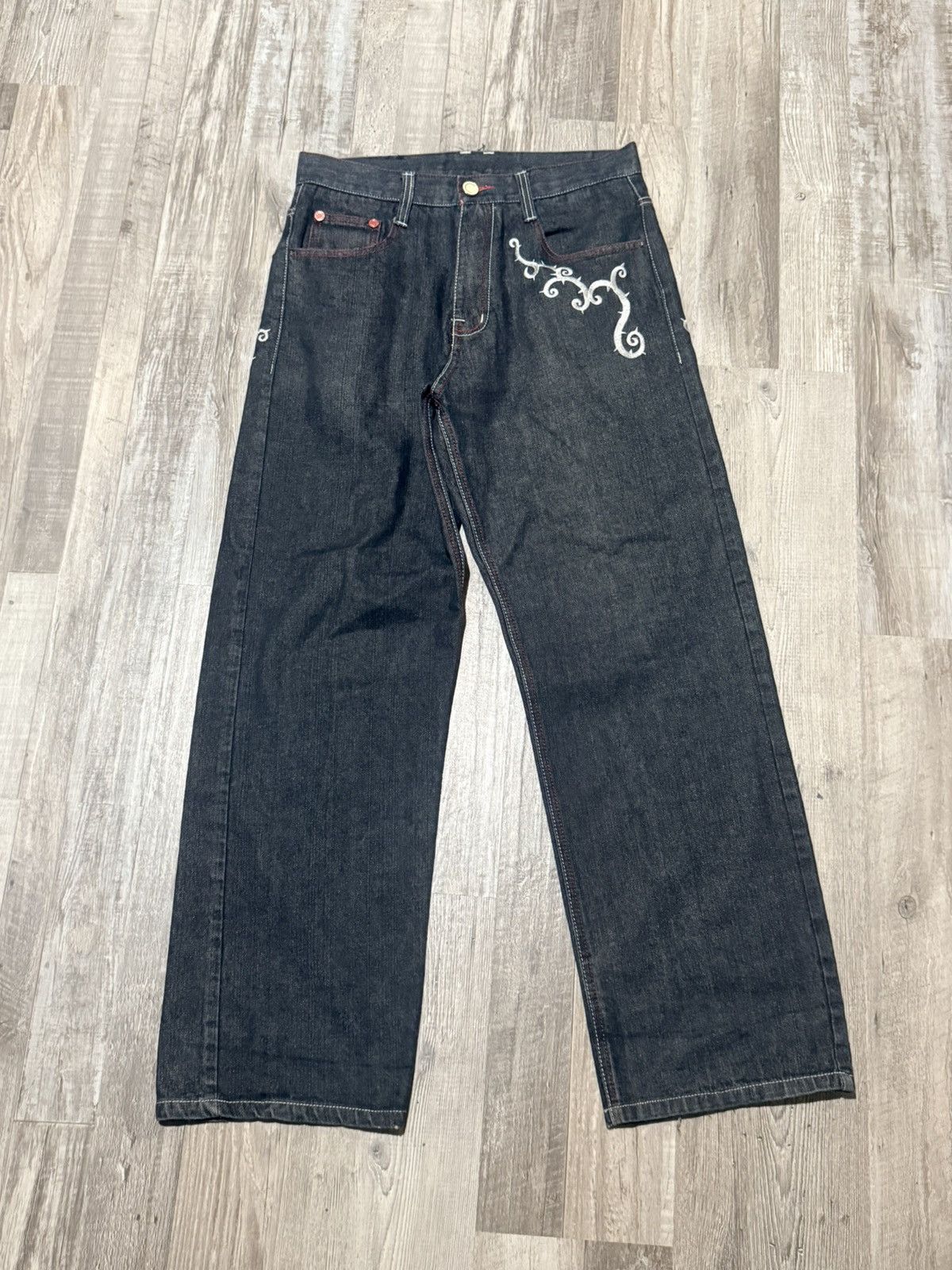 Coogi Coogi Embroidered Baggy Jeans Size US 30 / EU 46 - 2 Thumbnail