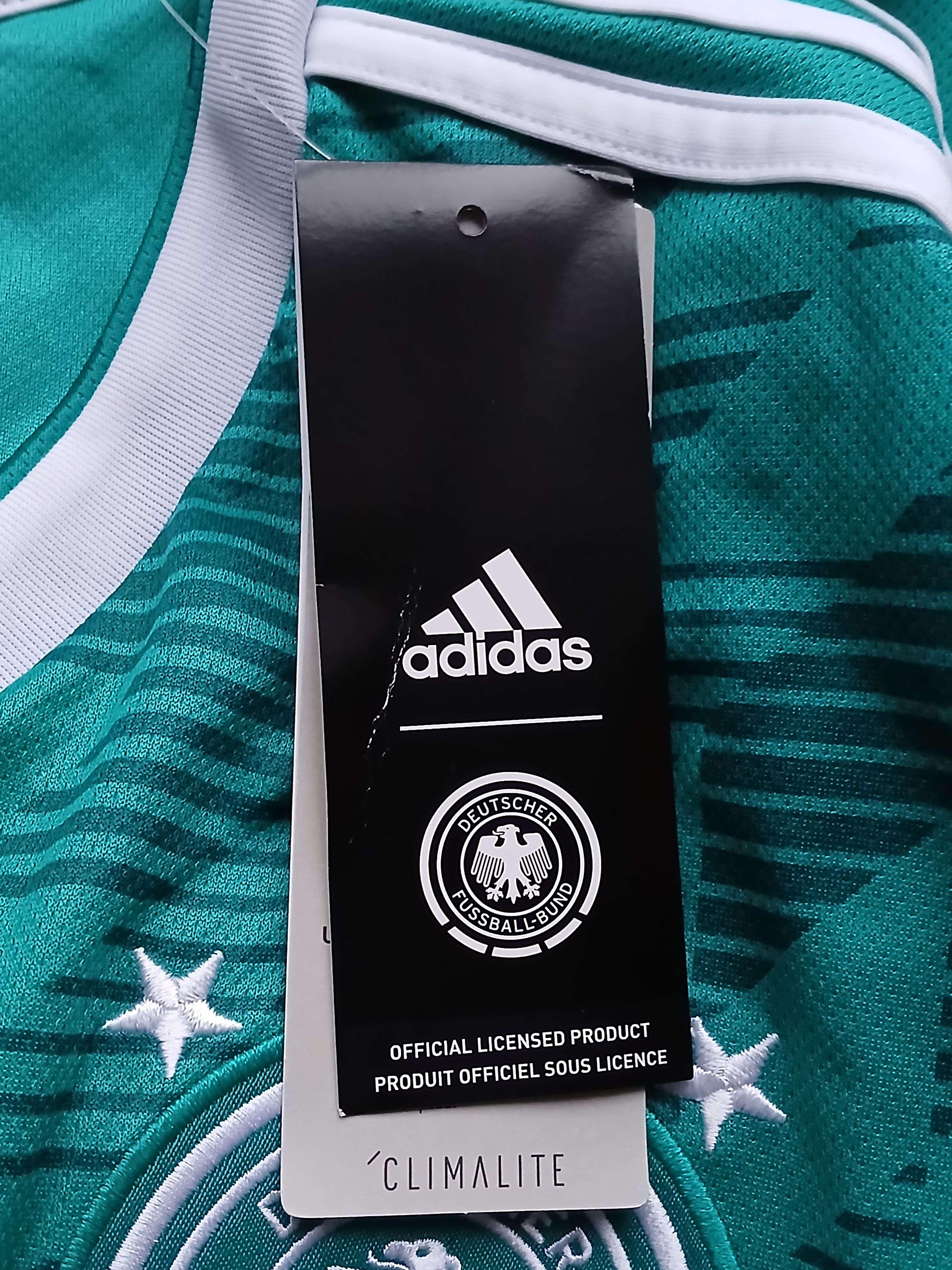 Adidas New Germany National Football Team 18/19 Away Jersey T-Shirt Size US L / EU 52-54 / 3 - 11 Thumbnail