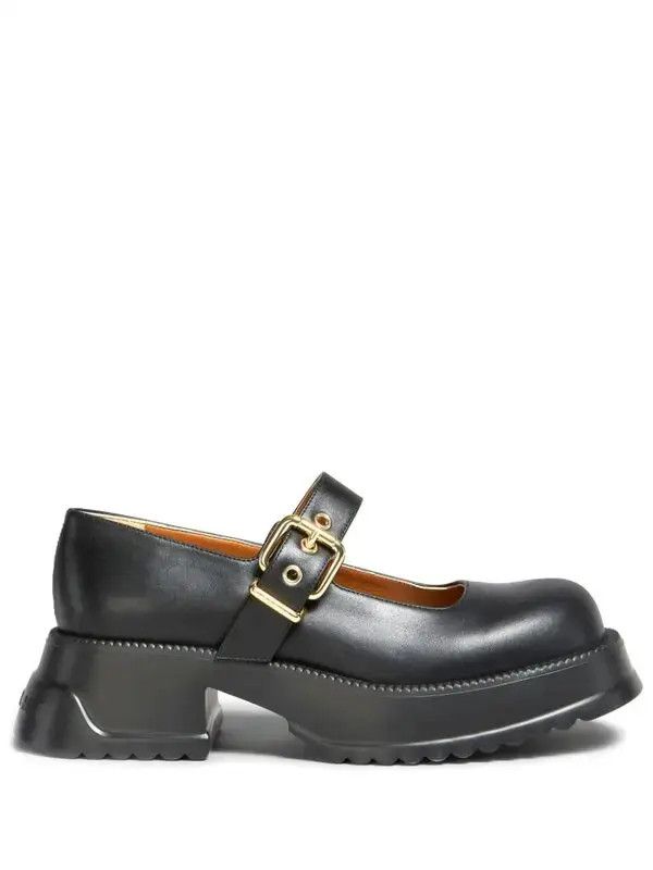 Marni o1w1db11225 60Mm Mary Jane Pumps in Black Size US 7 / IT 37 - 1 Thumbnail