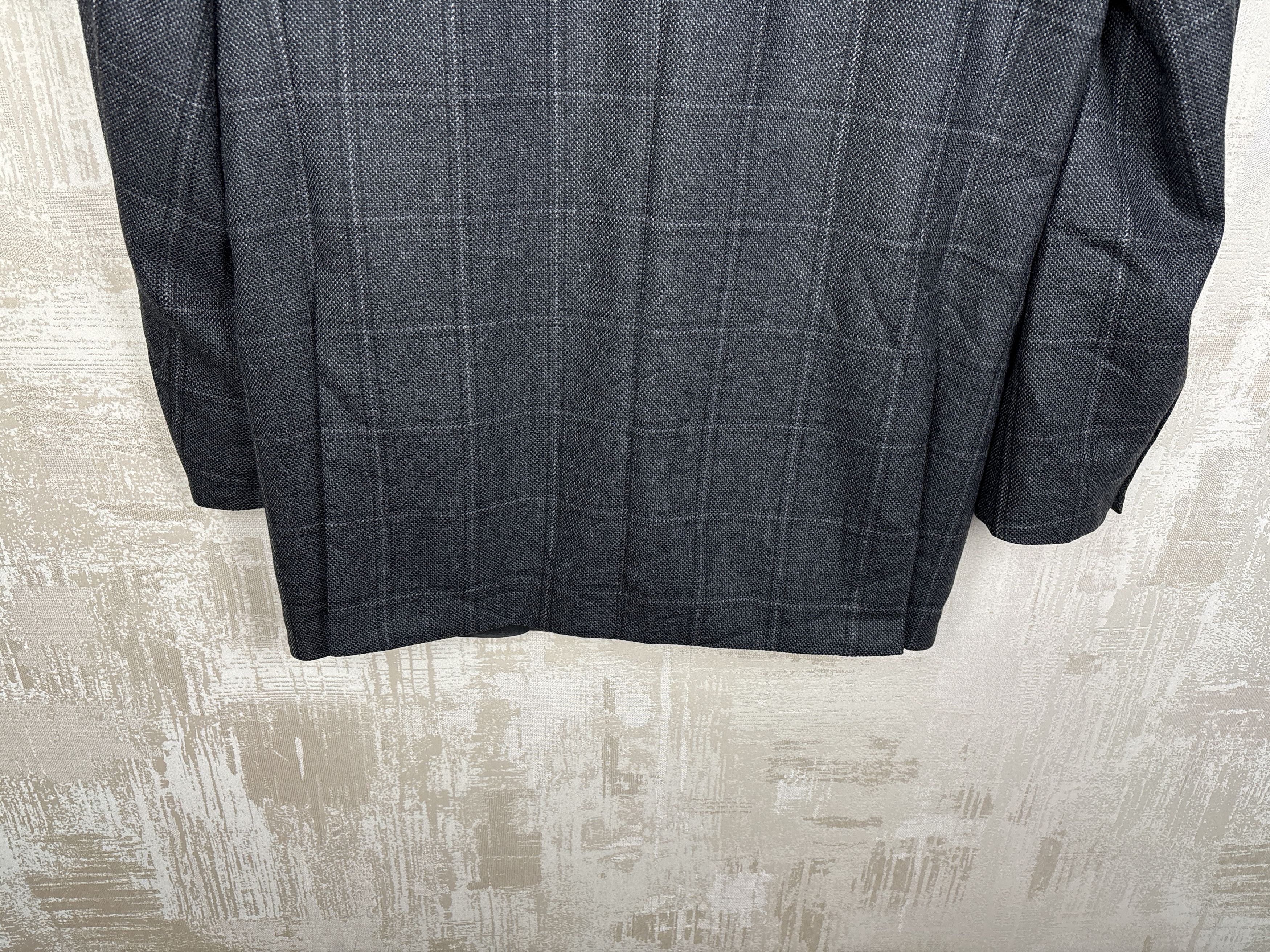 Other Mario Barutti x Cashalana Wool Cashmere Blend Check Blazer Size 38R - 16 Thumbnail